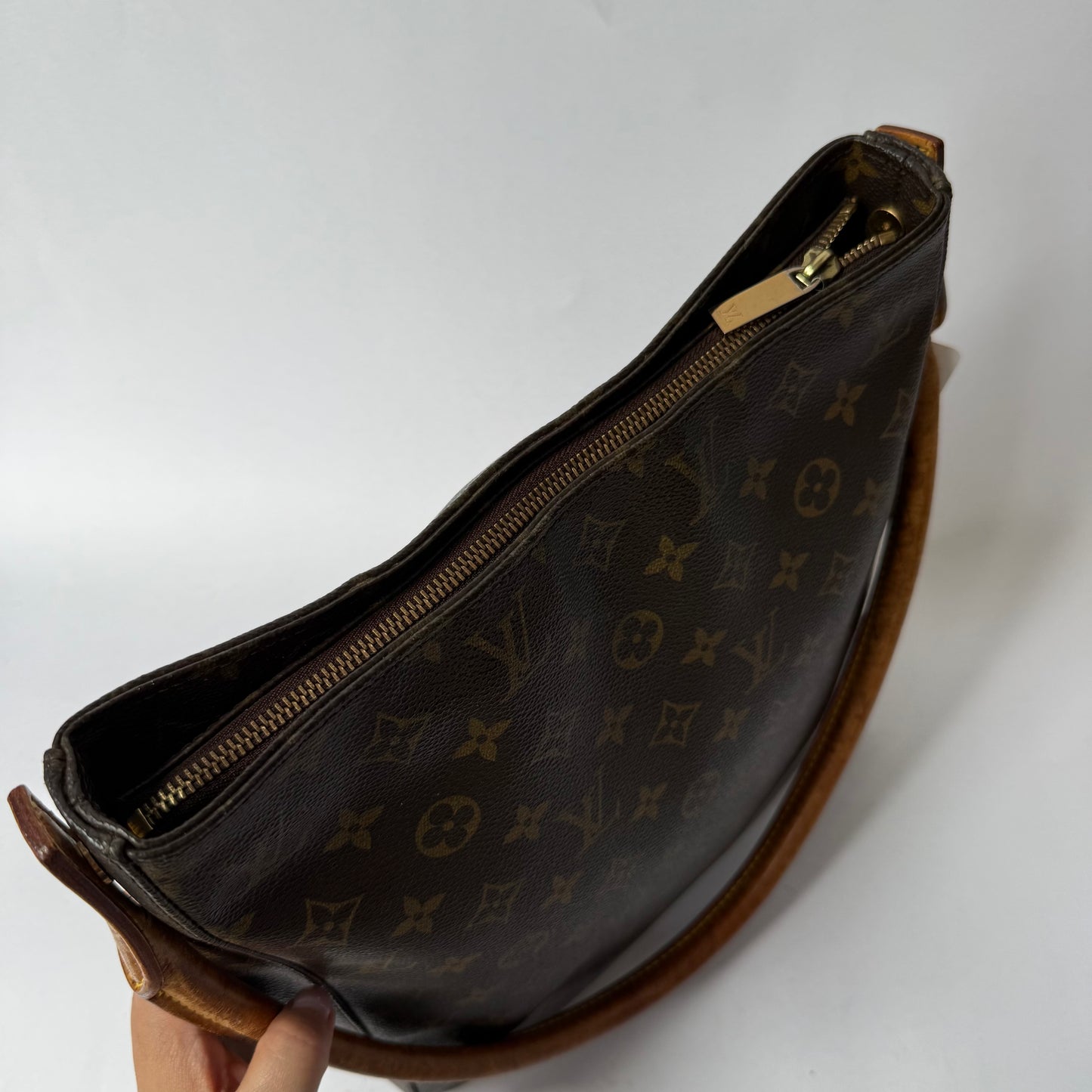 Louis Vuitton Brown Monogram Looping GM Shoulder Bag