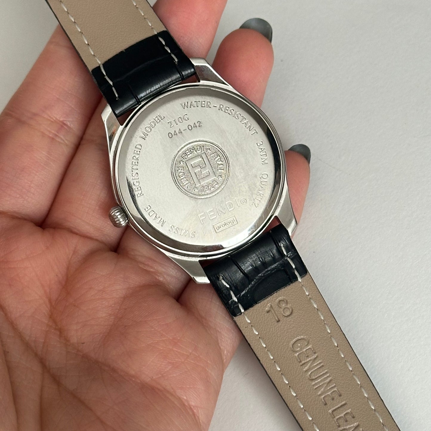 Fendi Unisex 34mm Rose Gold Dial Watch