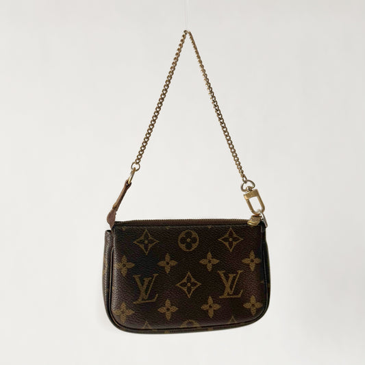 Louis Vuitton Brown Monogram Mini Pochette Accessories