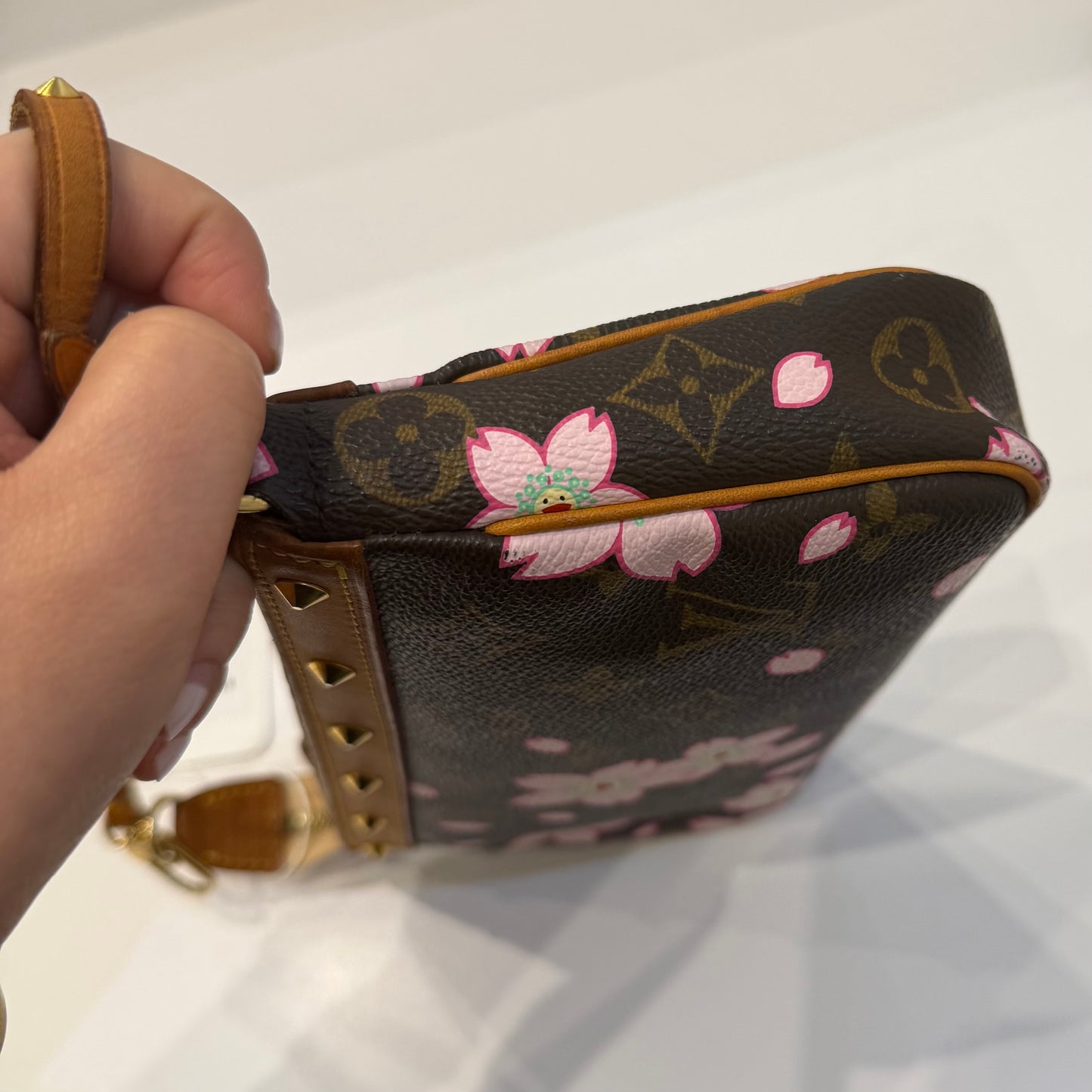 Louis Vuitton x Murakami Cherry Blossom Brown Pochette
