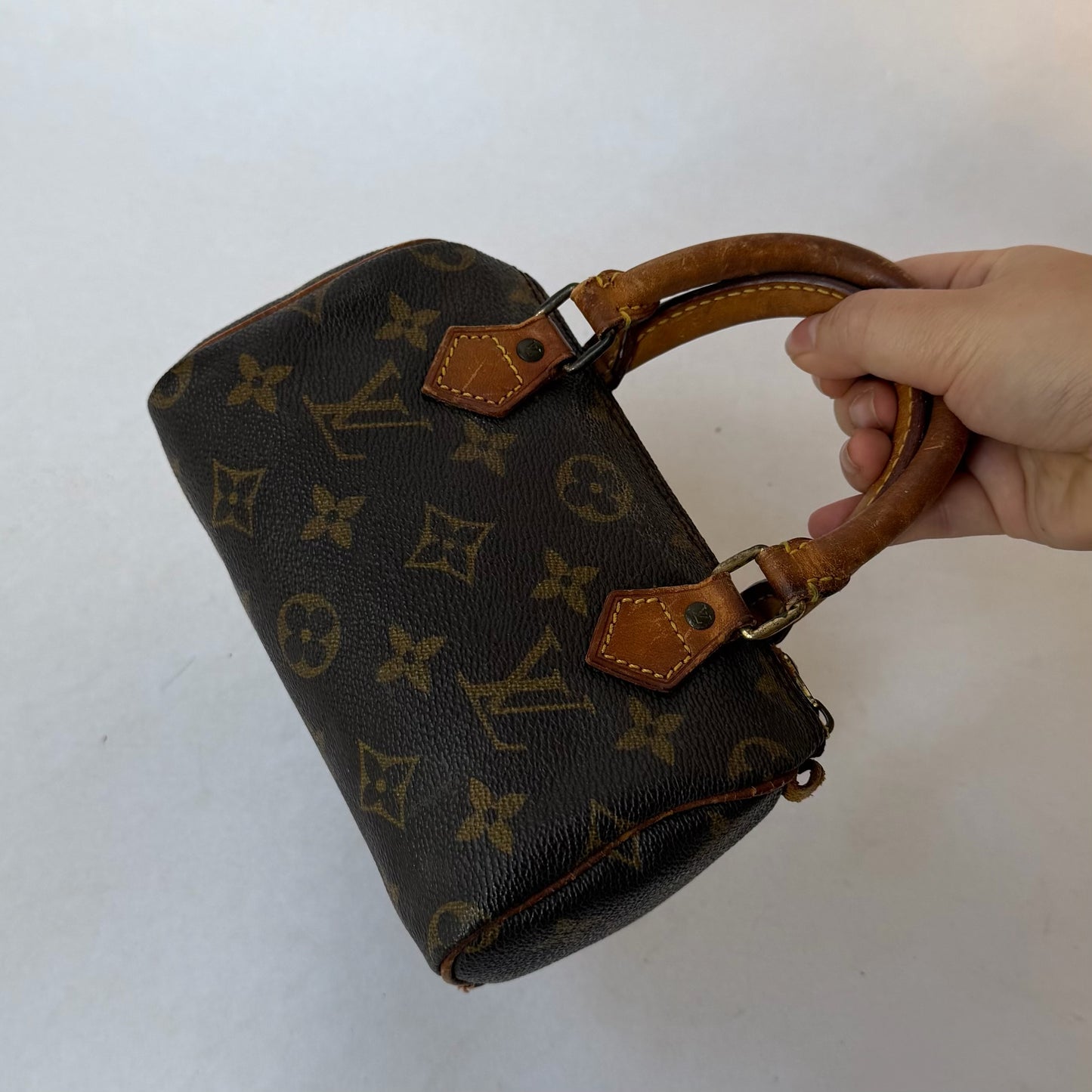 Louis Vuitton Classic Brown Monogram Nano Mini Speedy