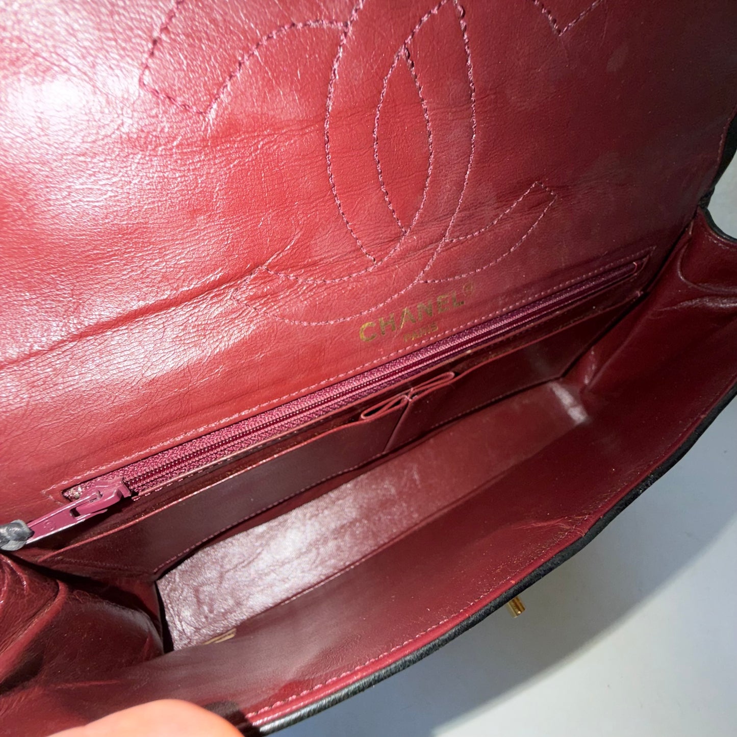 Chanel 1989 Black Two-Tone Paris Exclusive Edition Classic Double Flap