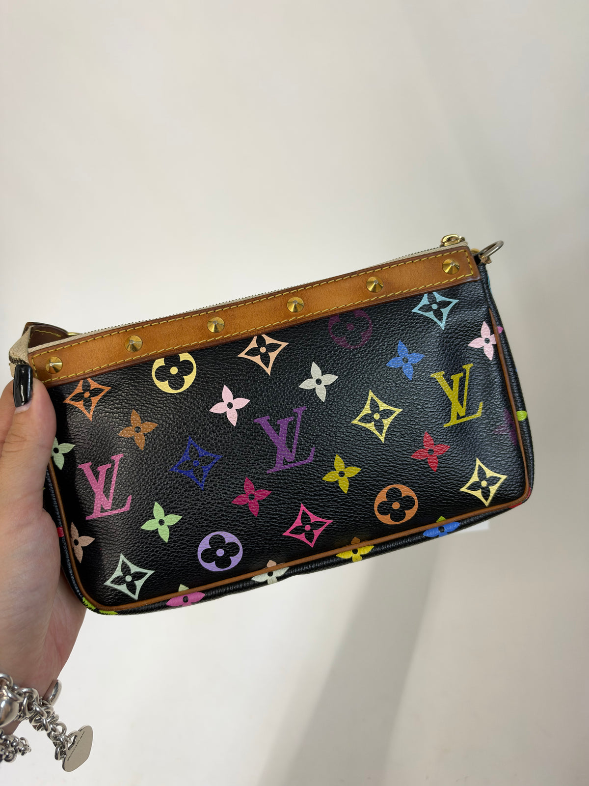 Louis Vuitton Black Multicolor Pochette Accessories