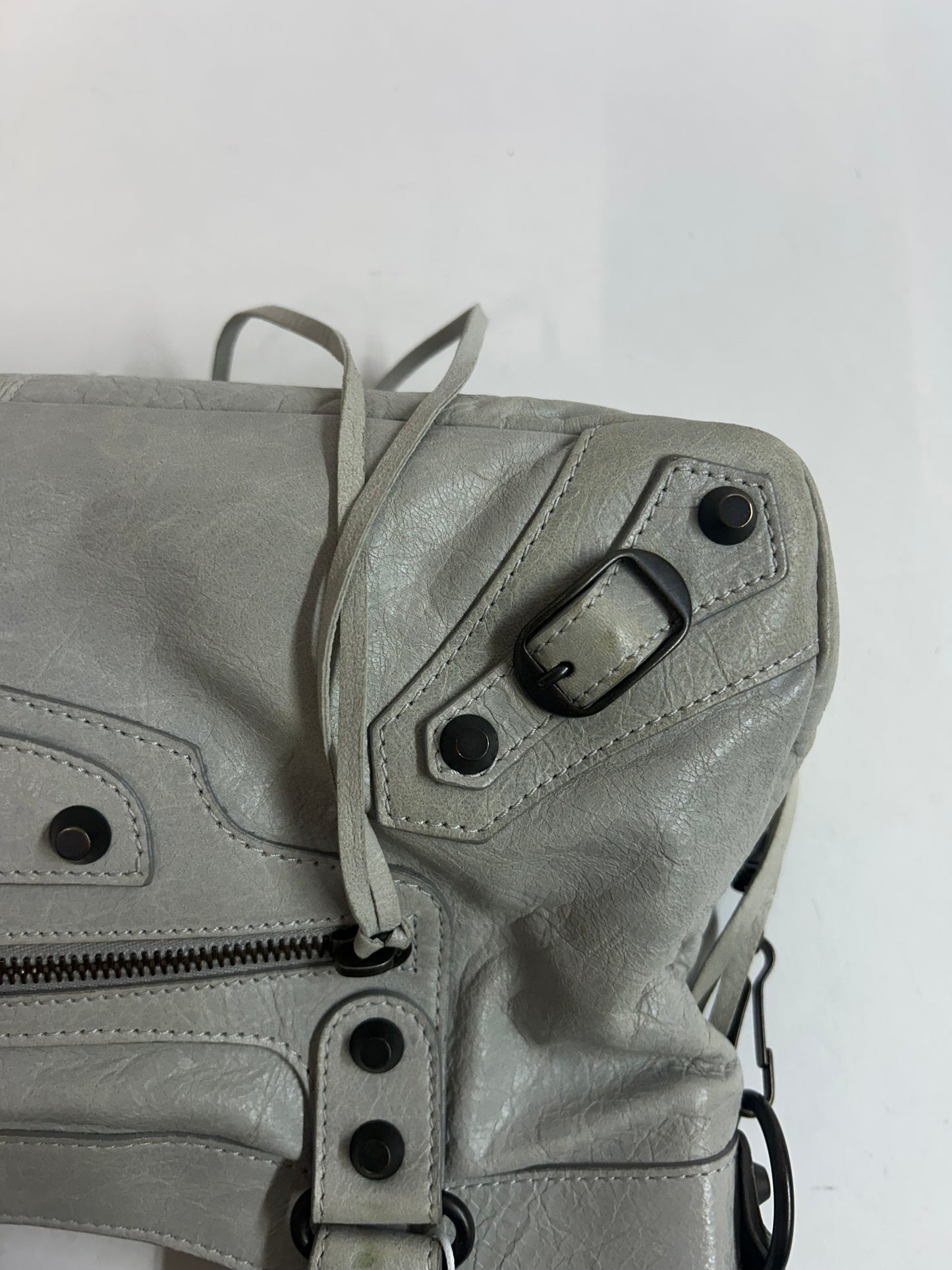Balenciaga Light Gray First City Bag