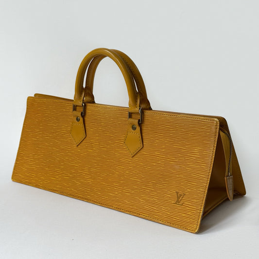 Louis Vuitton Yellow Epi Sac Triangle Bag