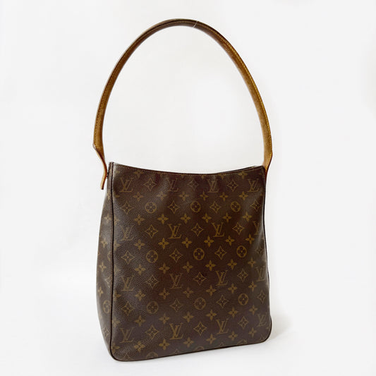 Louis Vuitton Brown Monogram Looping GM Shoulder Bag