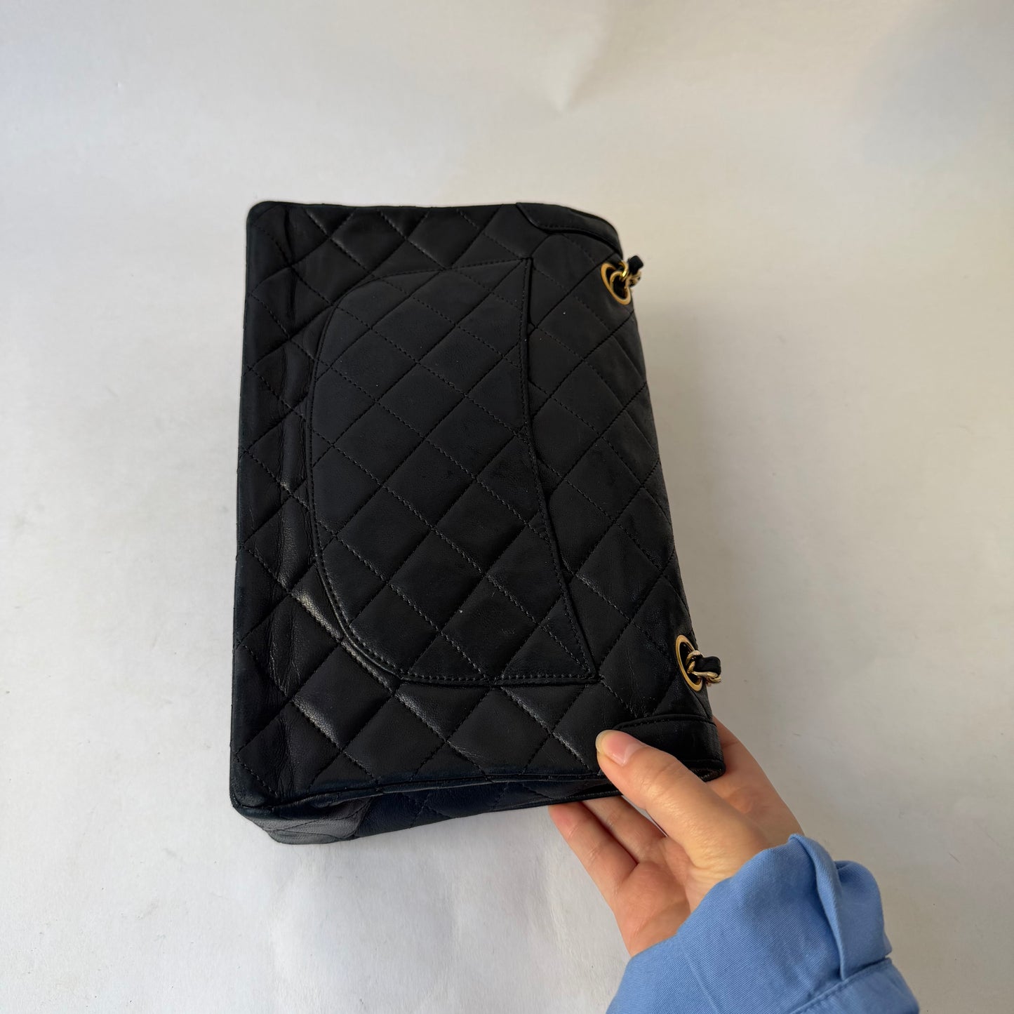 Chanel 1969 Paris Exclusive Two Tone Classic Double Flap