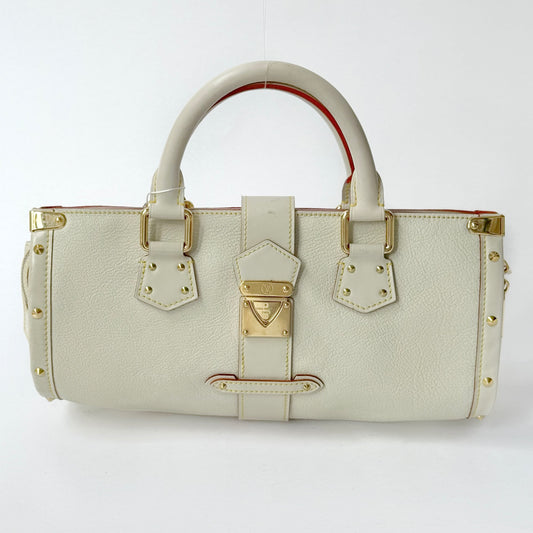 Louis Vuitton White Suhari Epanui Hand Bag
