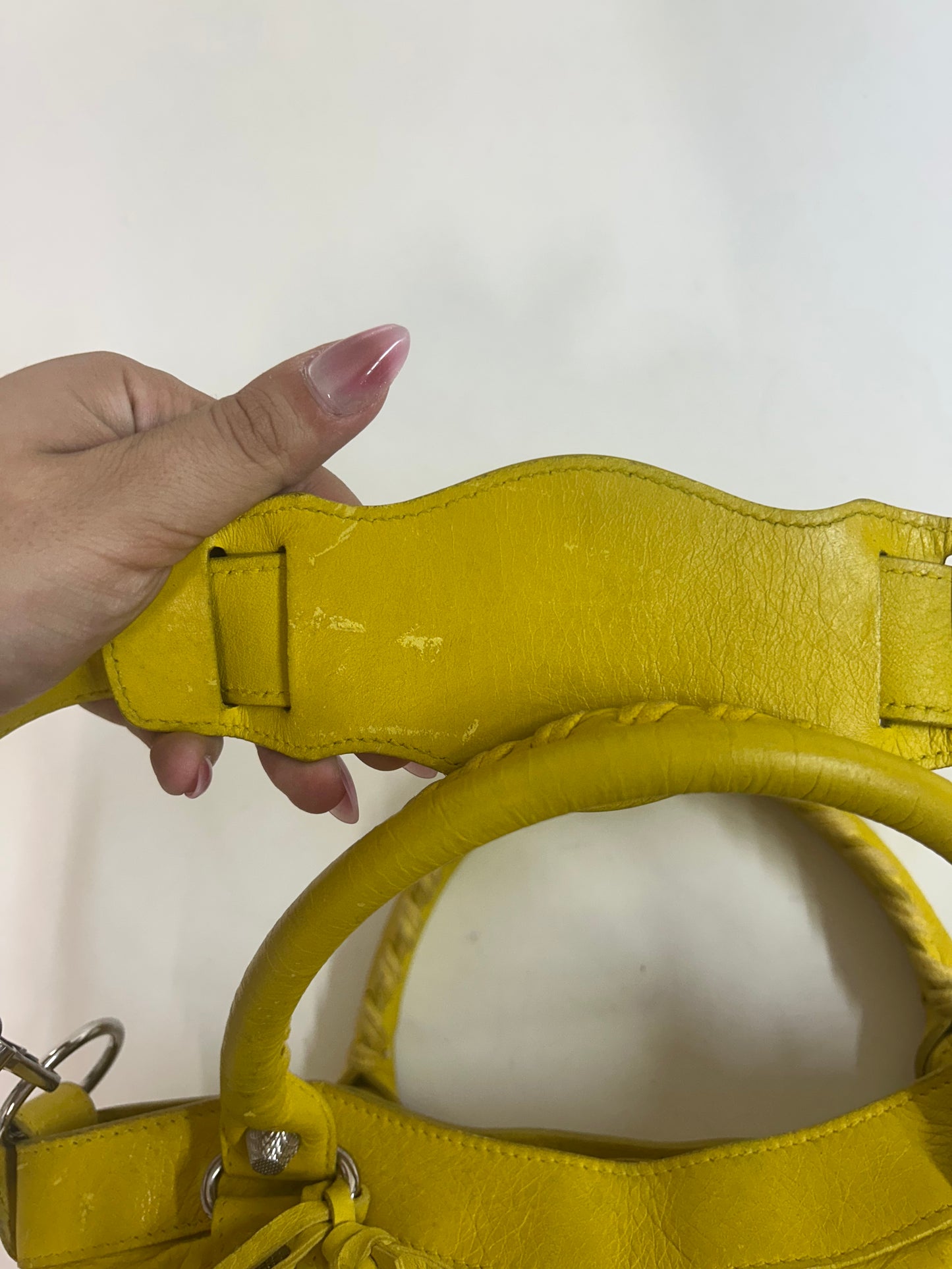 Balenciaga Yellow First City Bag