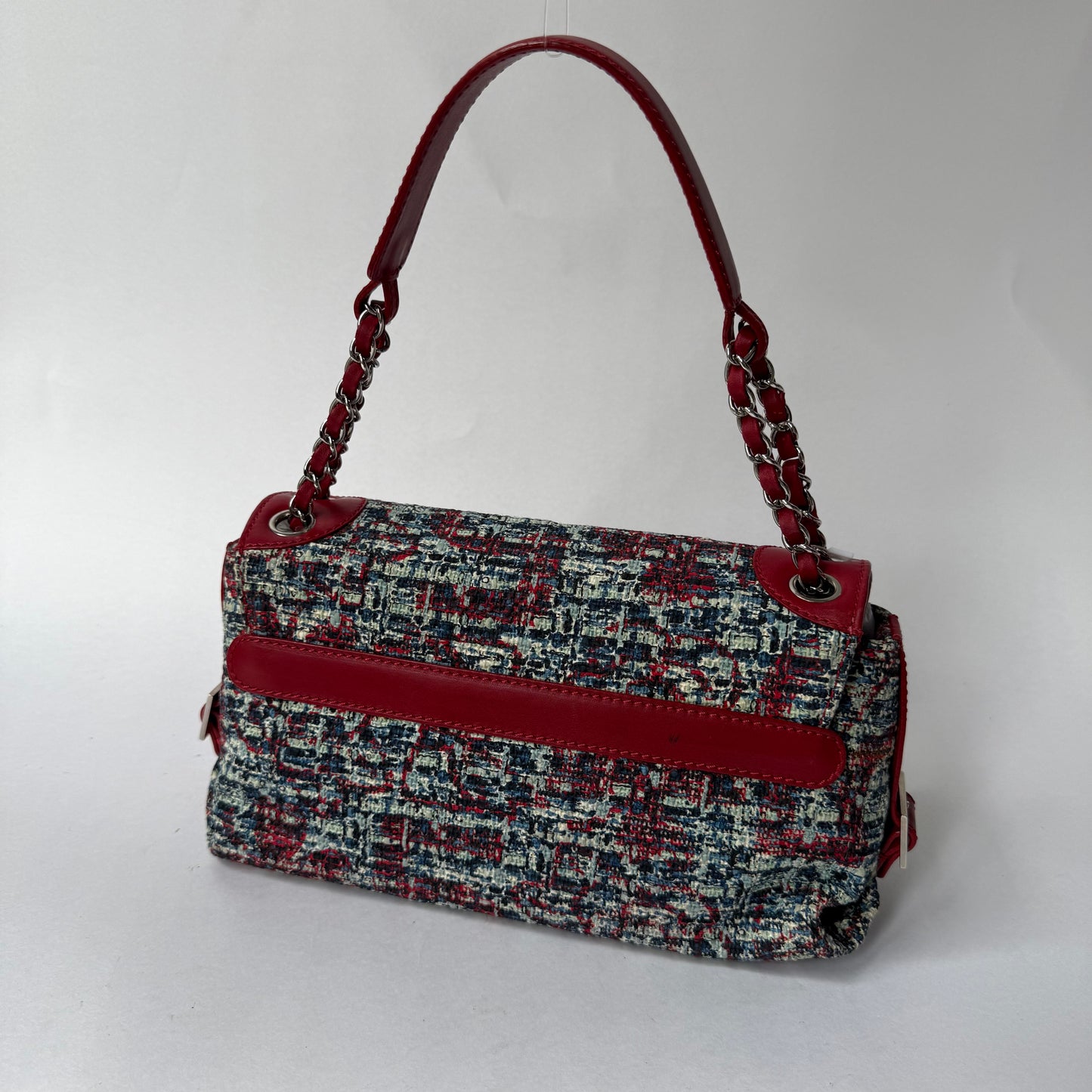 Chanel Multicolored Tweed Flap Shoulder Bag