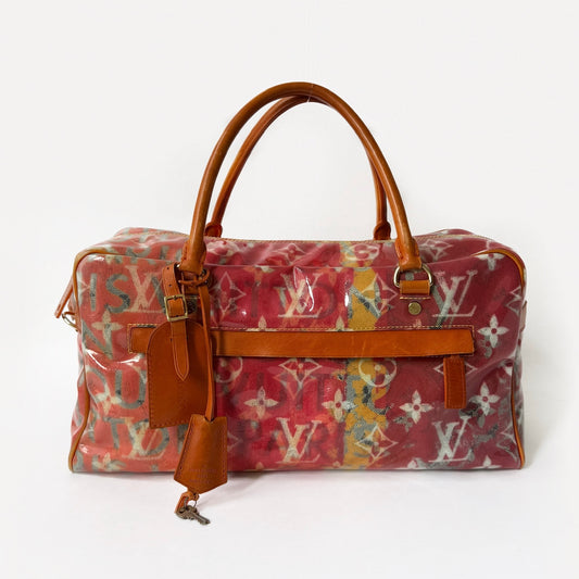 Louis Vuitton x Richard Prince Multicolored Monogram Pulp Weekender PM