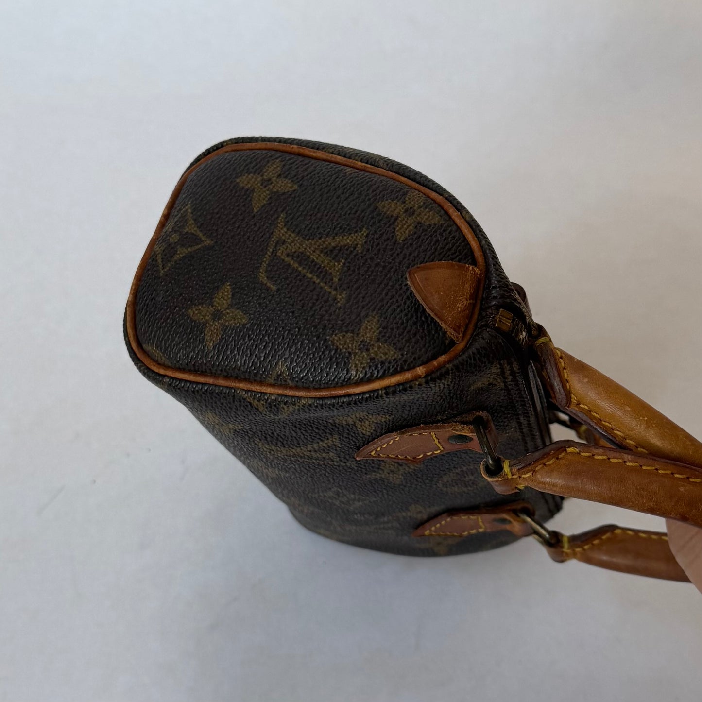 Louis Vuitton Classic Brown Monogram Nano Mini Speedy