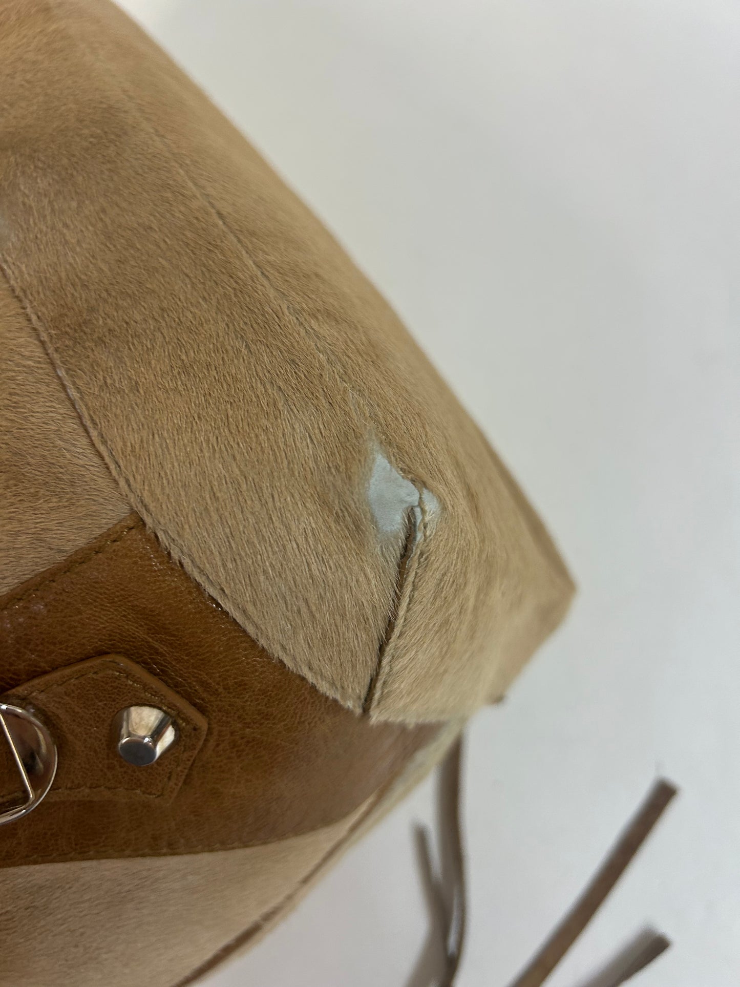 Balenciaga Ponyhair Beige Day City Bag