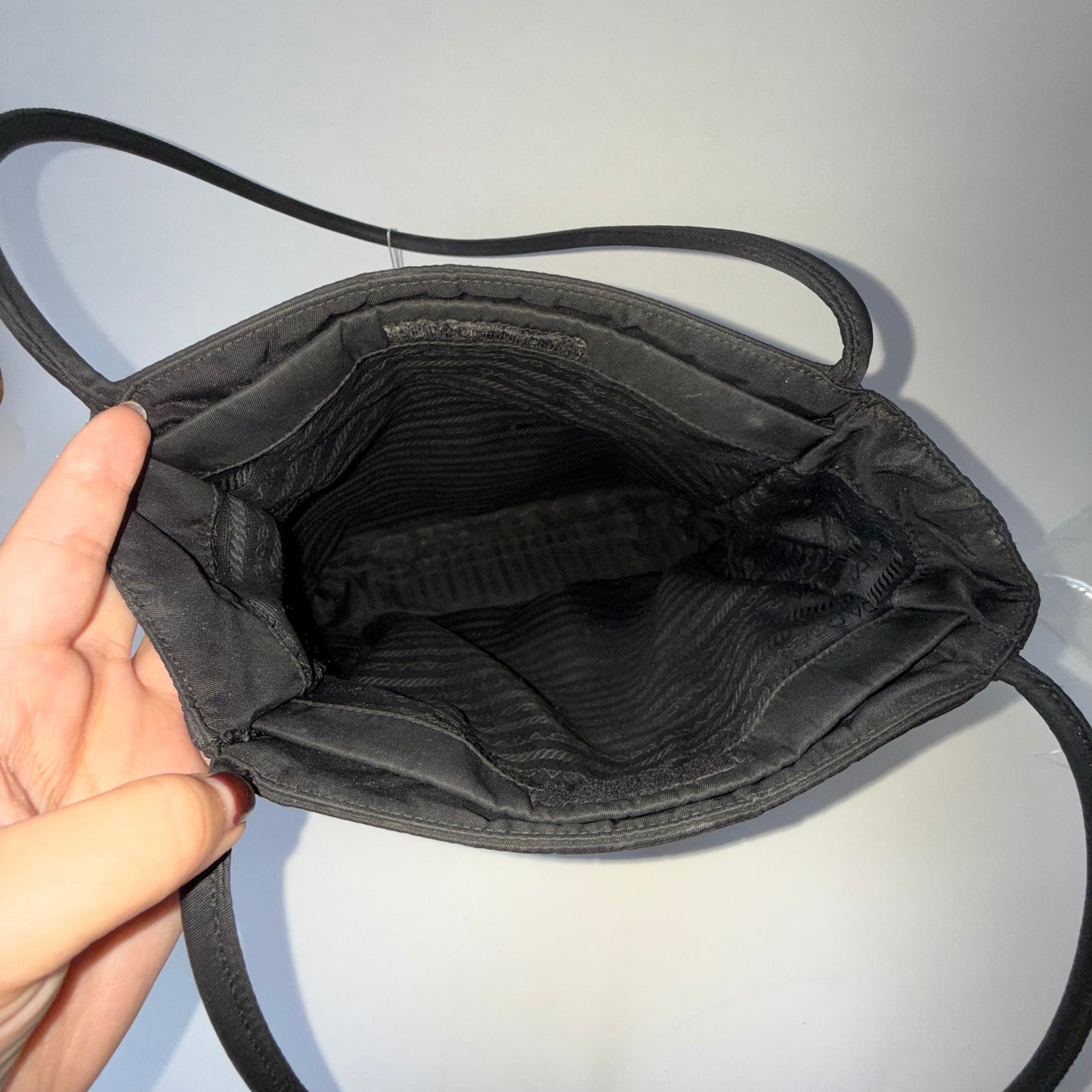 Prada Black Nylon Shoulder Bag