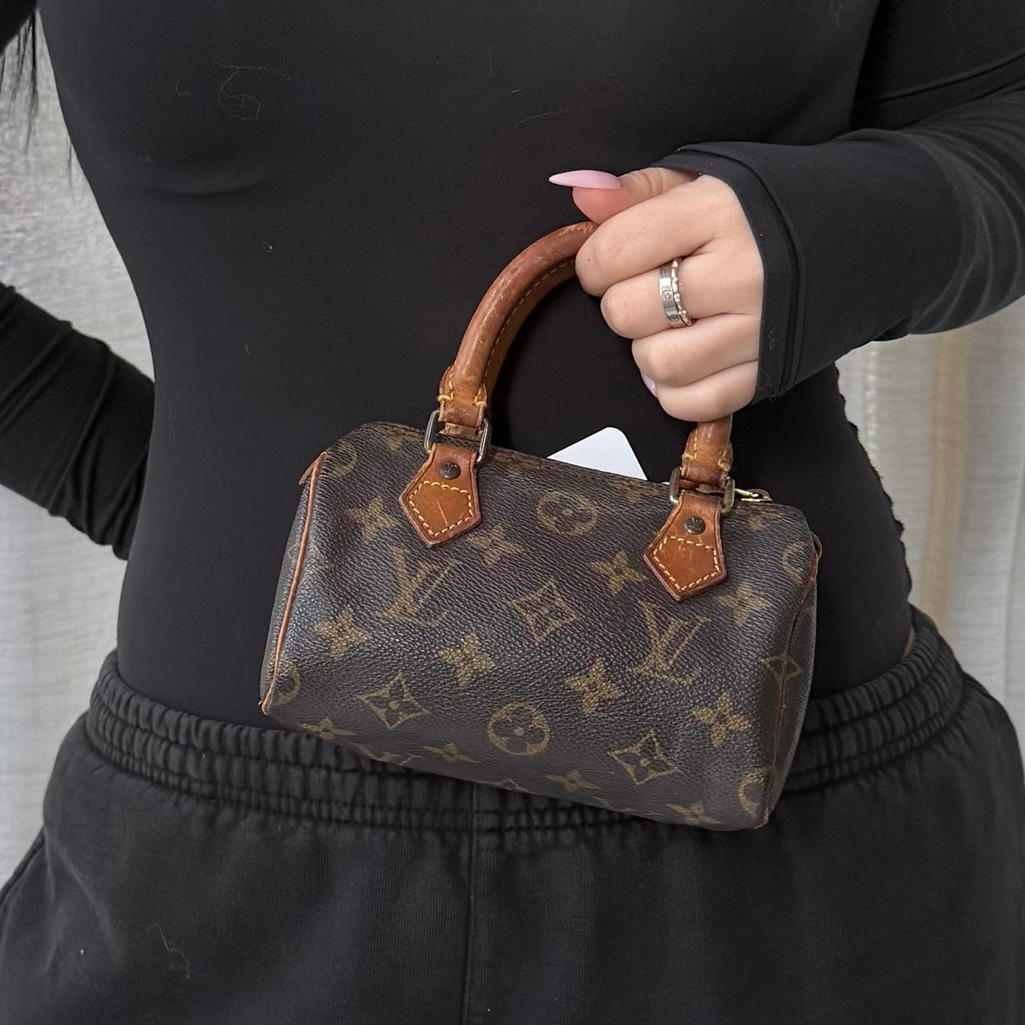 Louis Vuitton Classic Brown Monogram Nano Mini Speedy