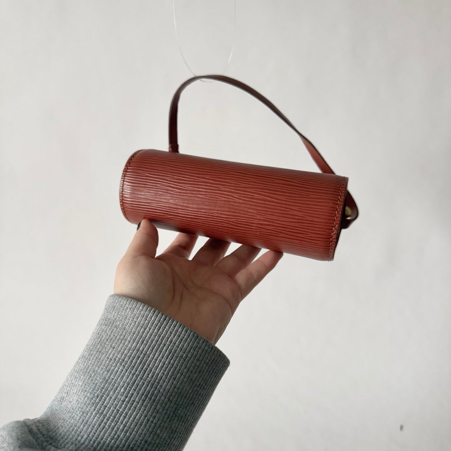 Louis Vuitton Brown Epi Leather Suffolt Mini Pochette