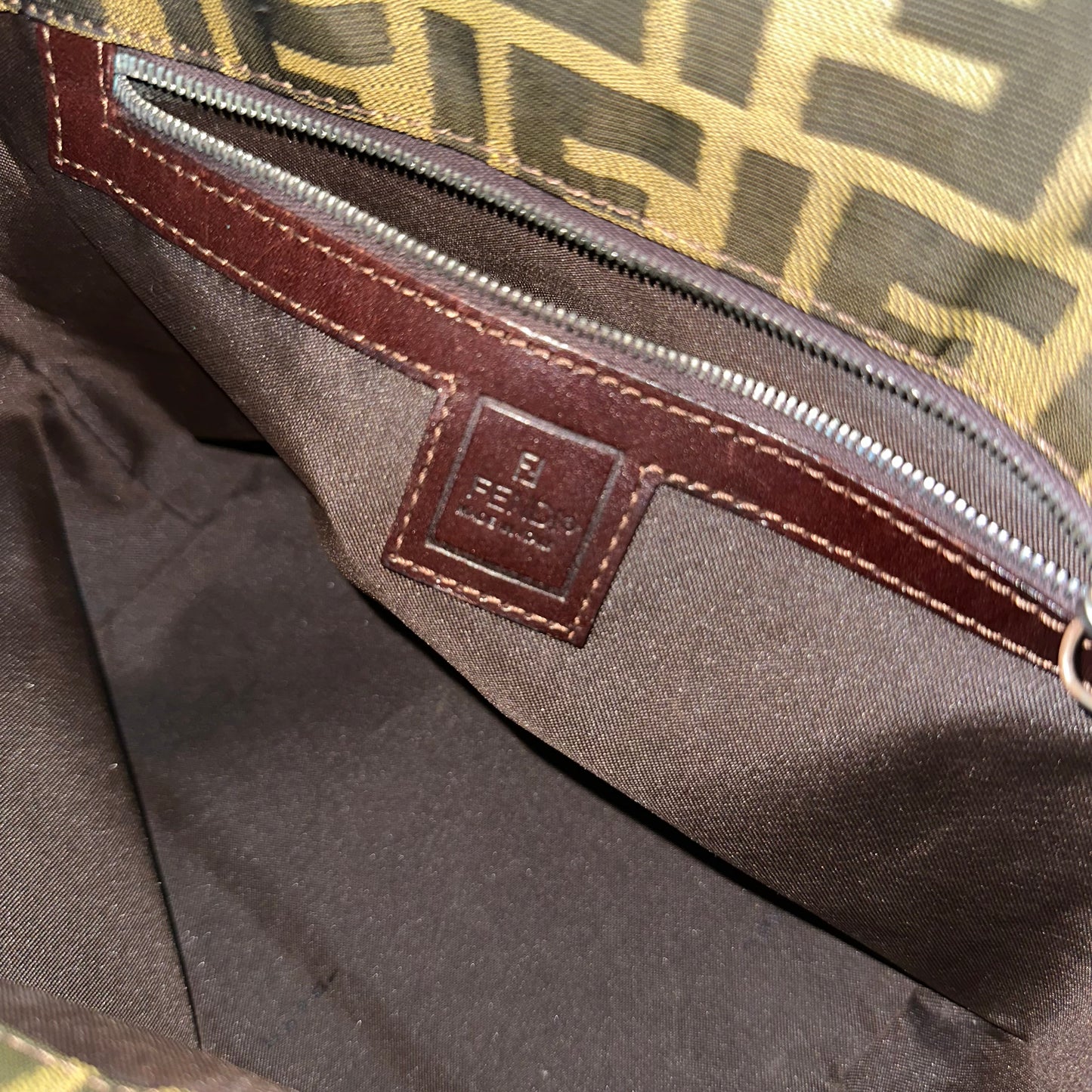Fendi Brown Zucca Canvas Tote