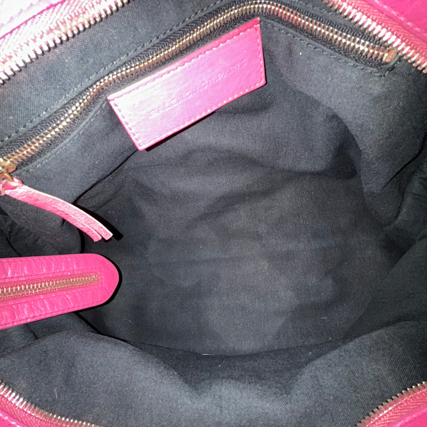 Balenciaga Pink Perforated Classic City Bag