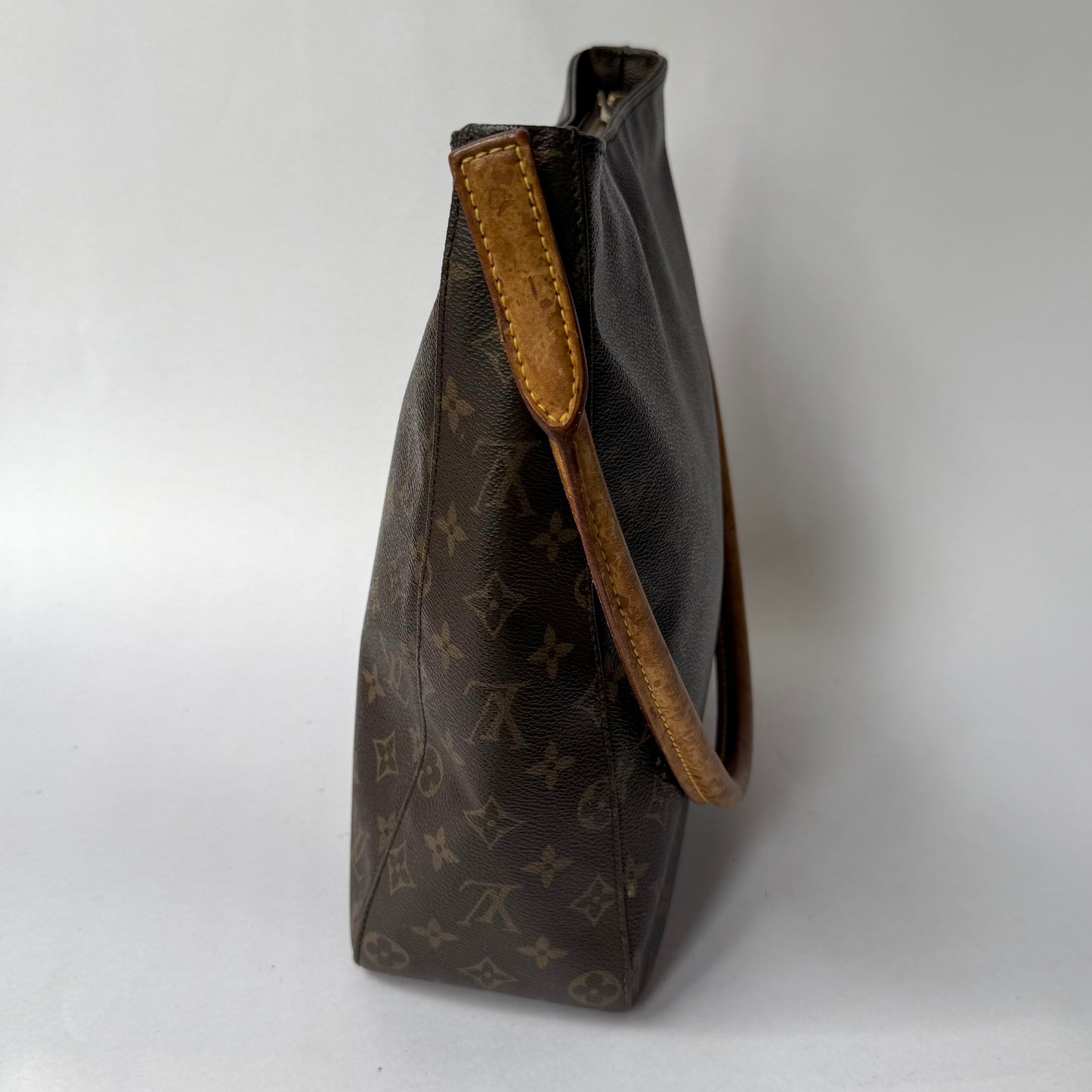 Louis Vuitton Brown Monogram Looping GM Shoulder Bag