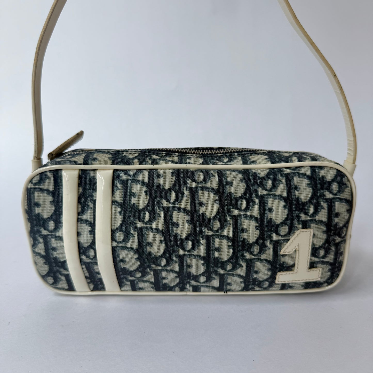 Christian Dior Blue Trotter #1 Pochette Shoulder Bag