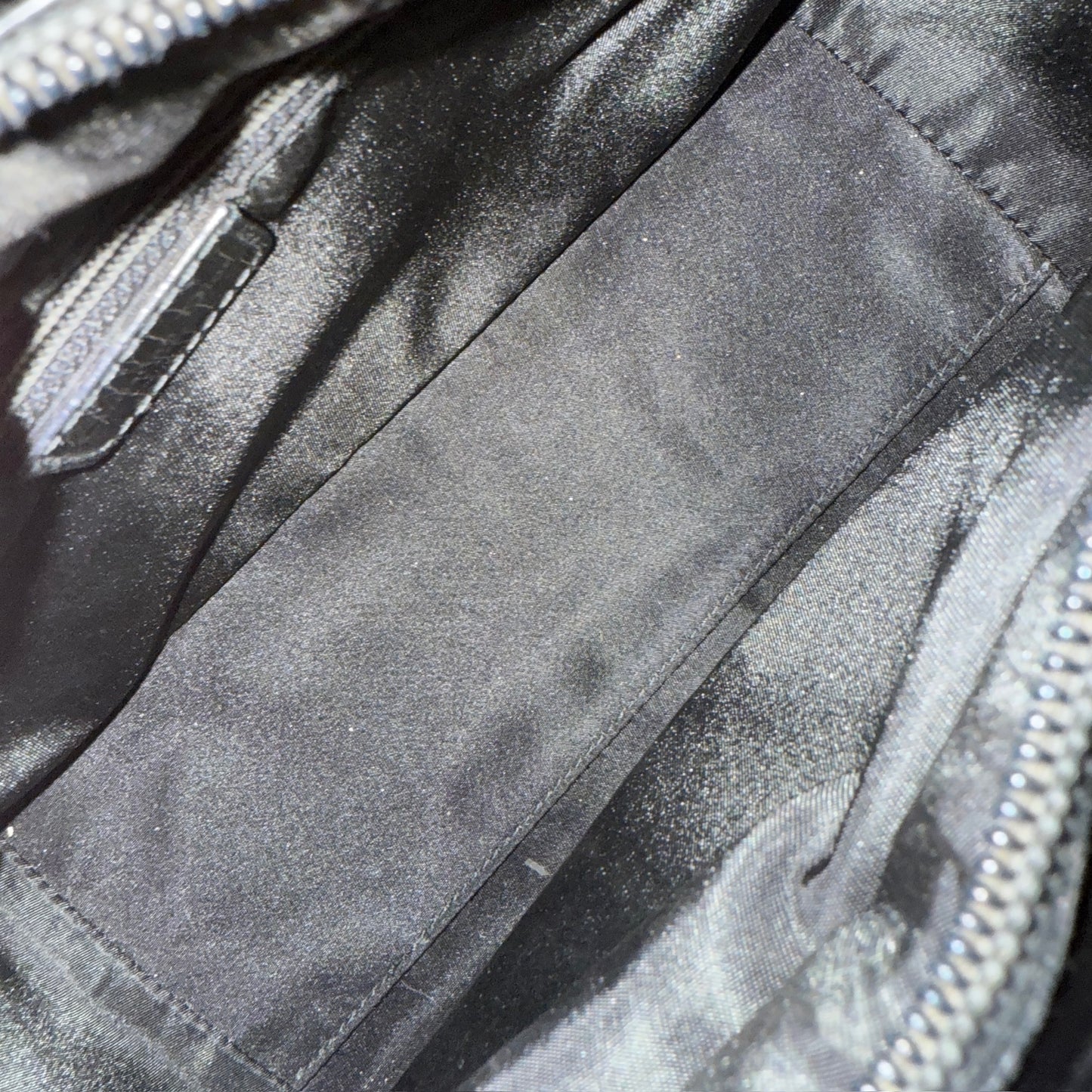 Christian Dior Cadillac Black Shoulder Leather Bag
