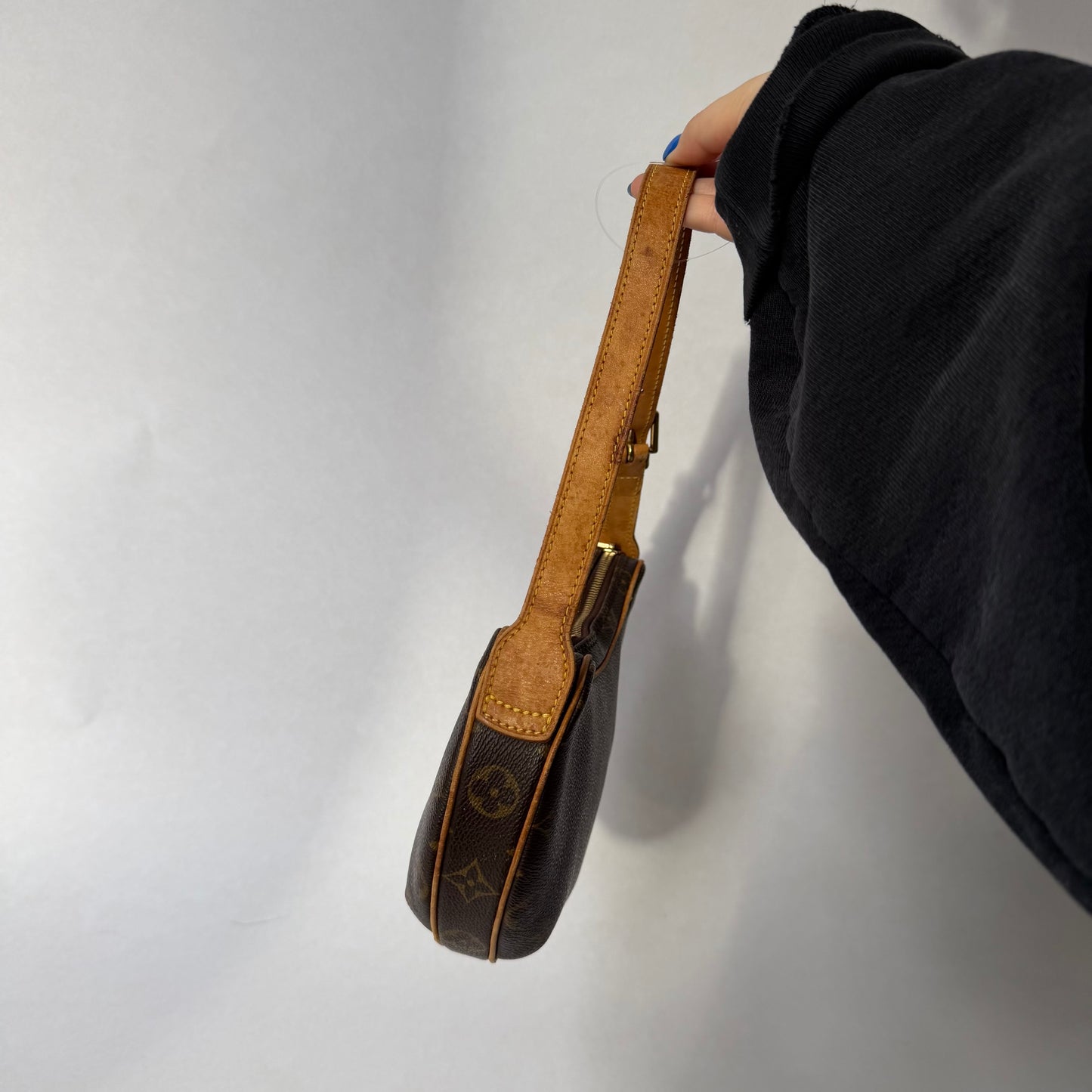 Louis Vuitton Brown Canvas Monogram Croissant PM Shoulder Bag