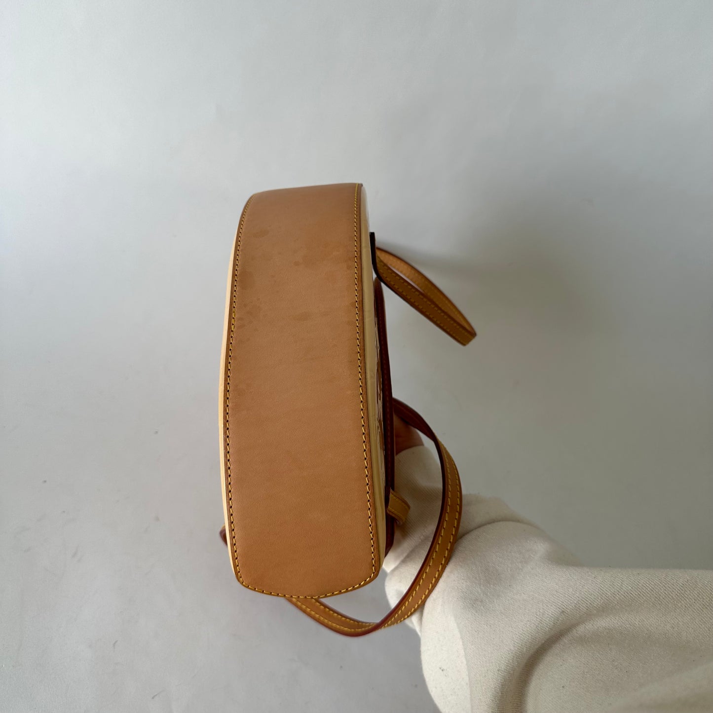 Louis Vuitton Yellow Vernis Biscayne Bay Handbag