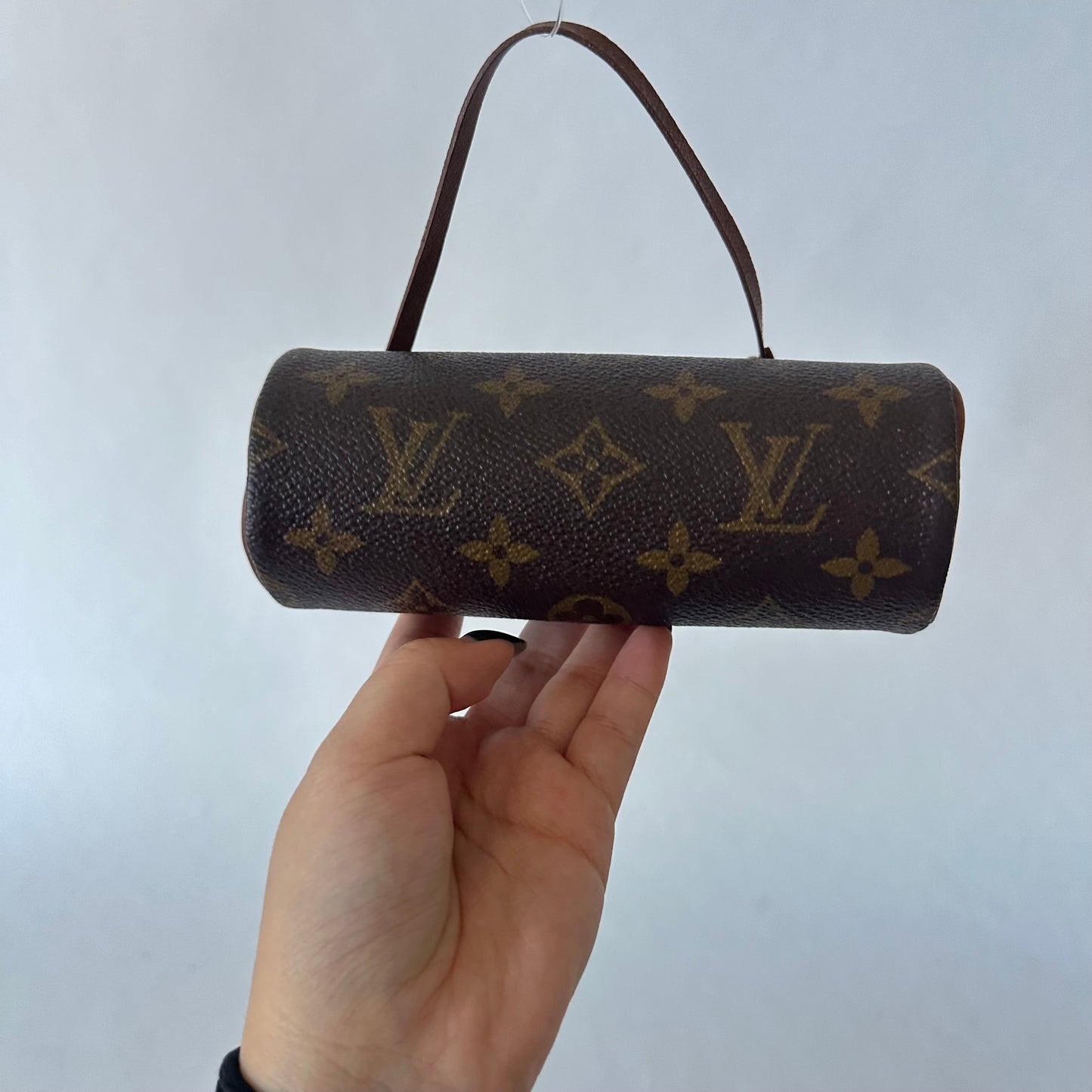 Louis Vuitton Brown Classic Monogram Mini Papillon Pochette