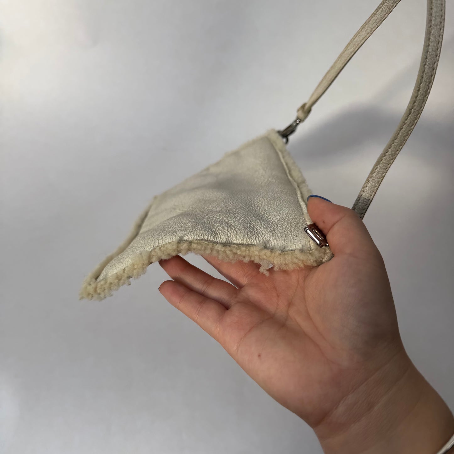 Prada Shearling Mini Pochette