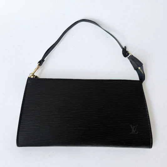 Louis Vuitton Black Epi Leather Pochette