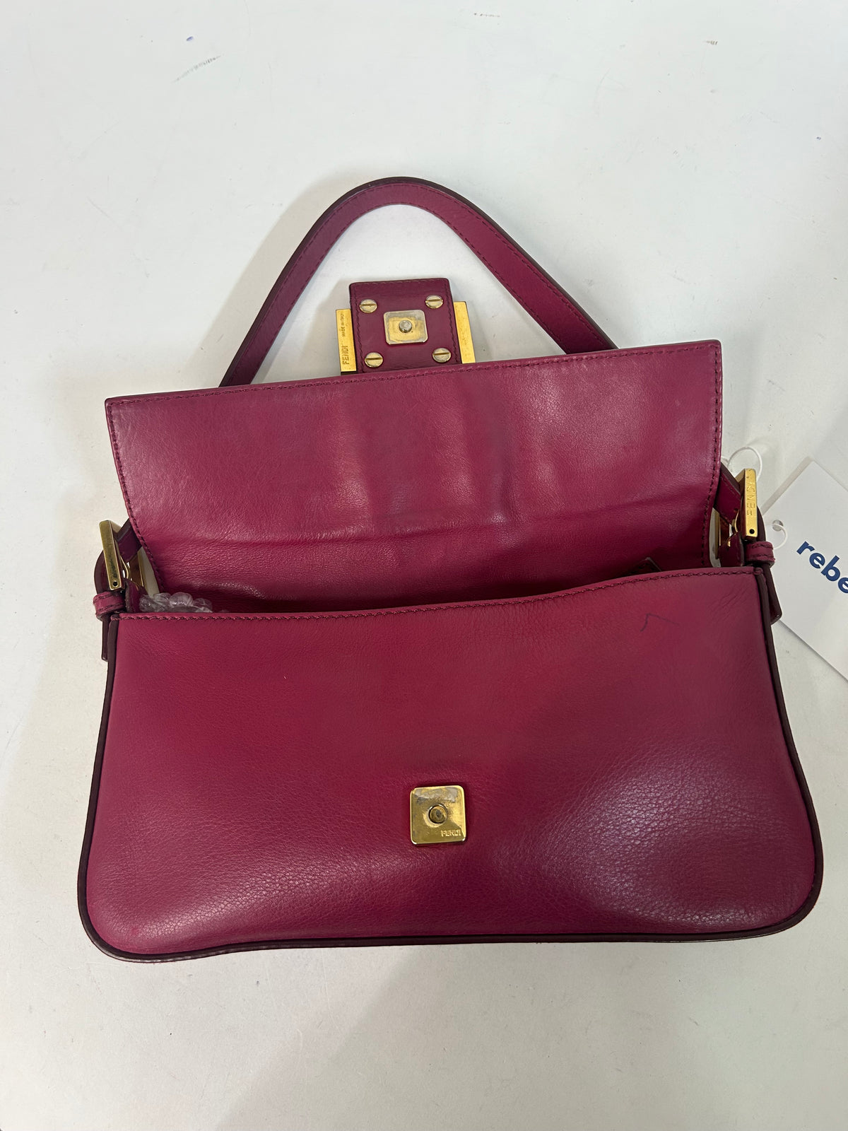Fendi Dark Red Baguette