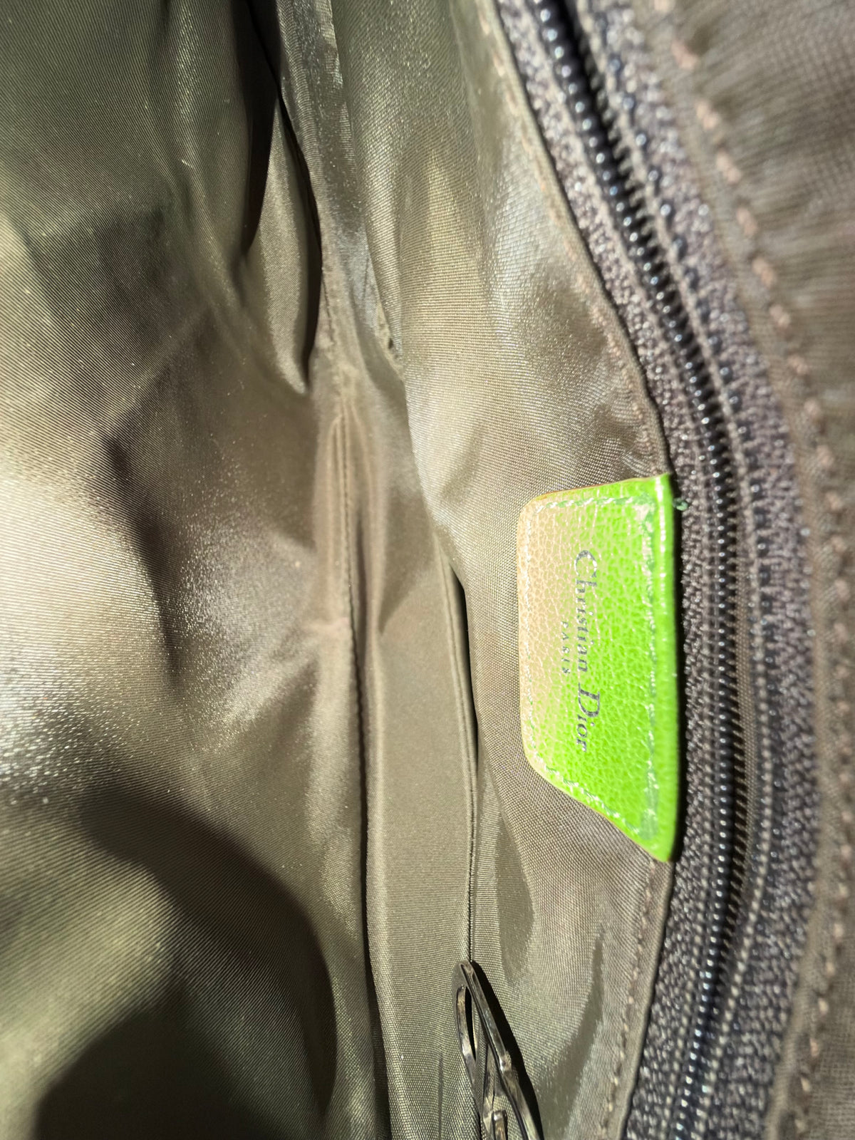 Christian Dior Galliano Era Rasta Saddle Bag