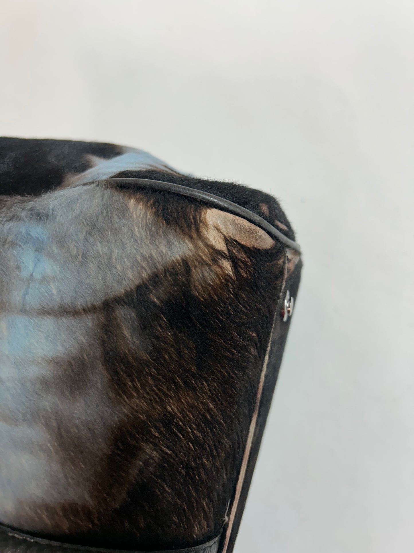 Christian Dior Ponyhair Tie-Dye Boston Bag