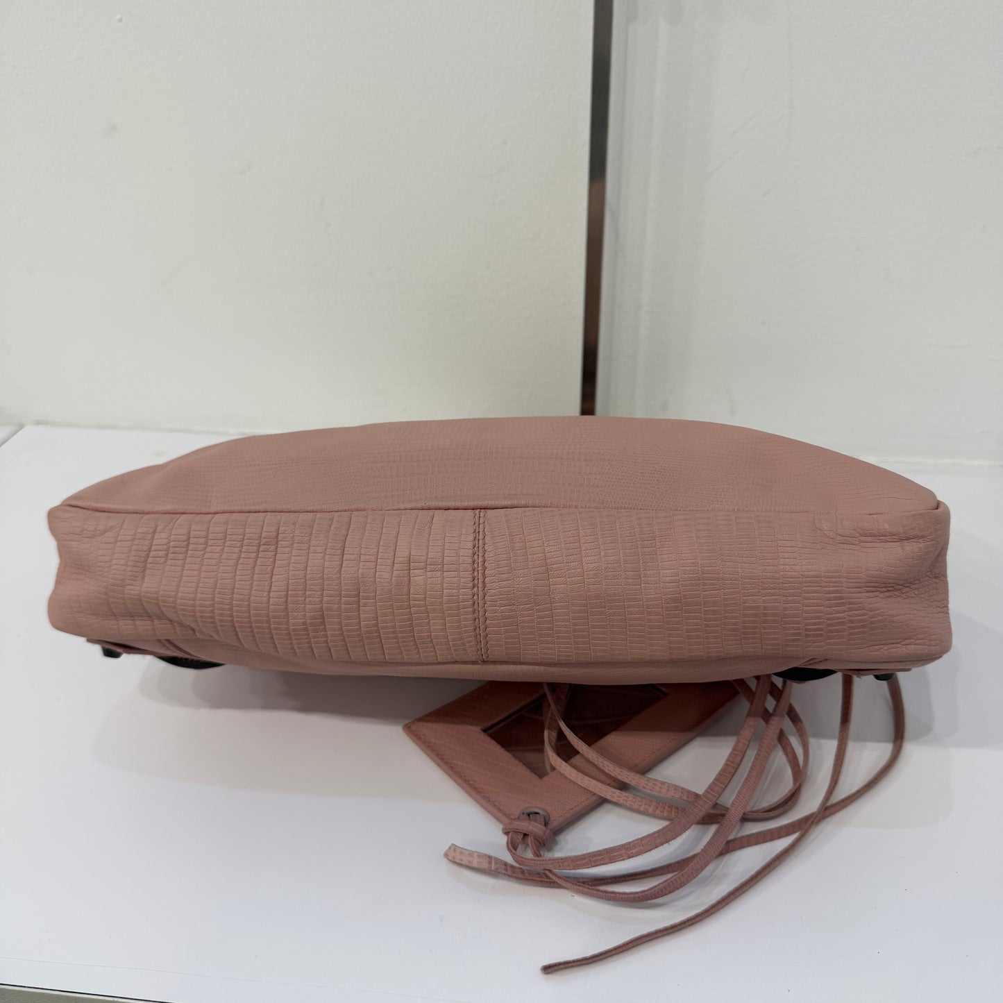 Balenciaga Pink Lizard First Class City Bag