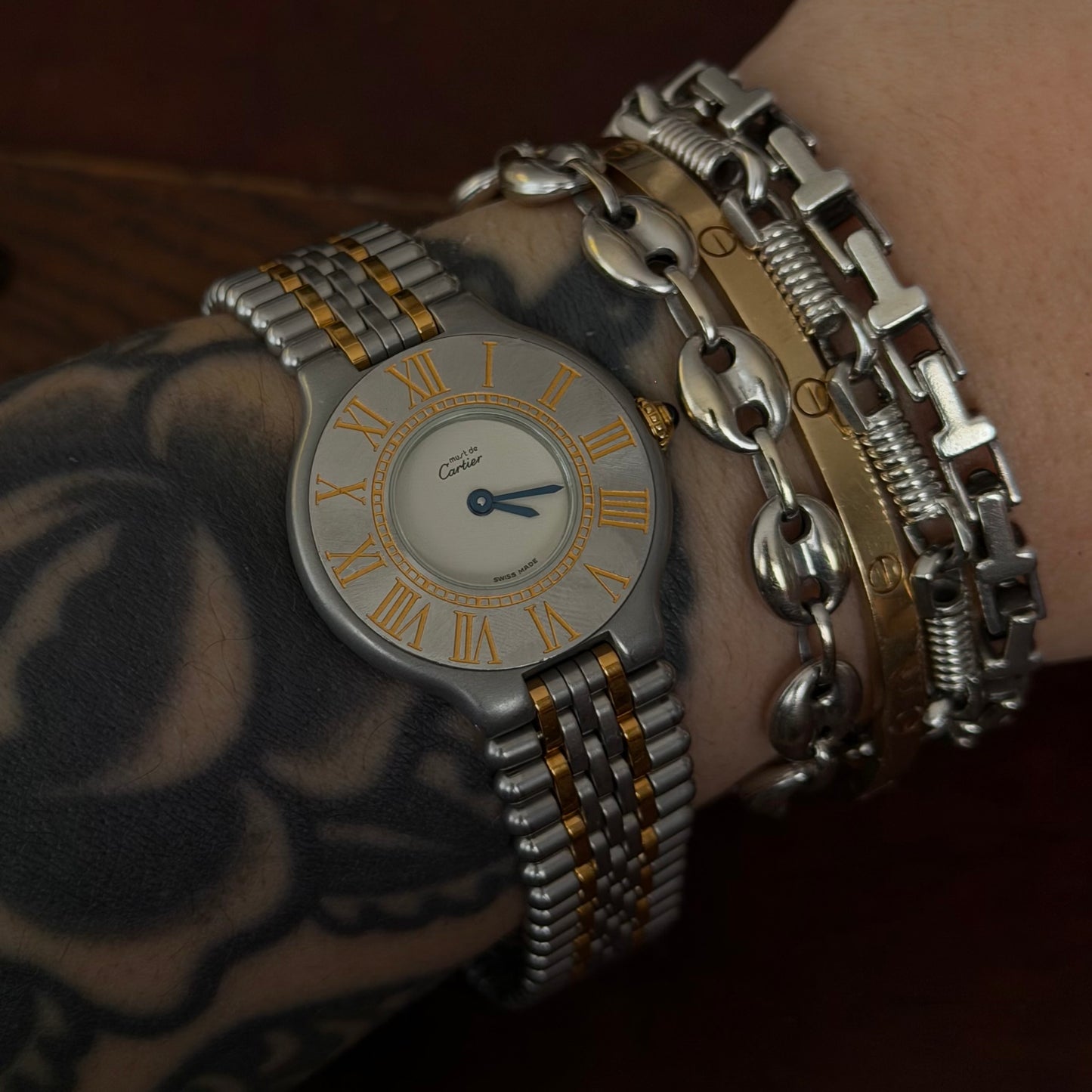 Cartier Must De 21mm Two-Tone Watch