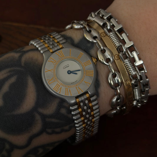 Cartier Must De 21mm Two-Tone Watch