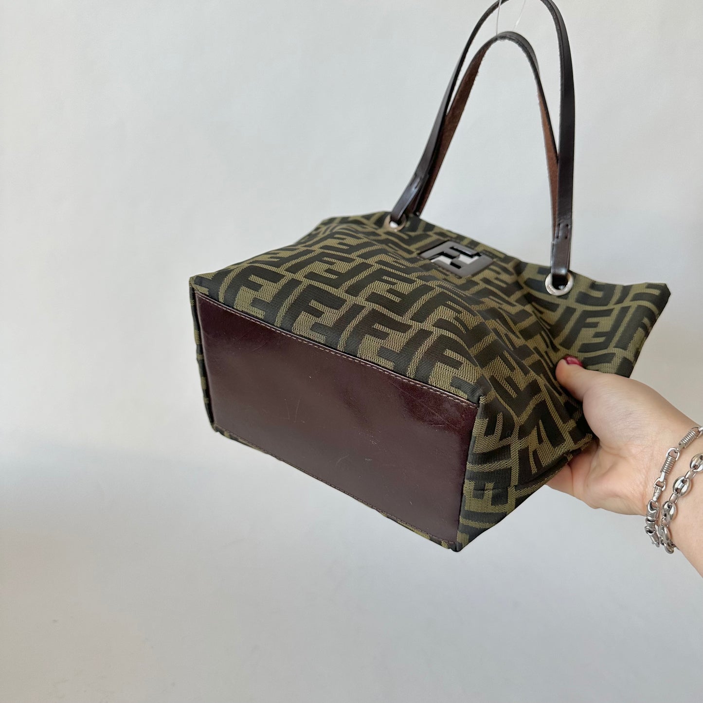 Fendi Brown Zucca Canvas Tote