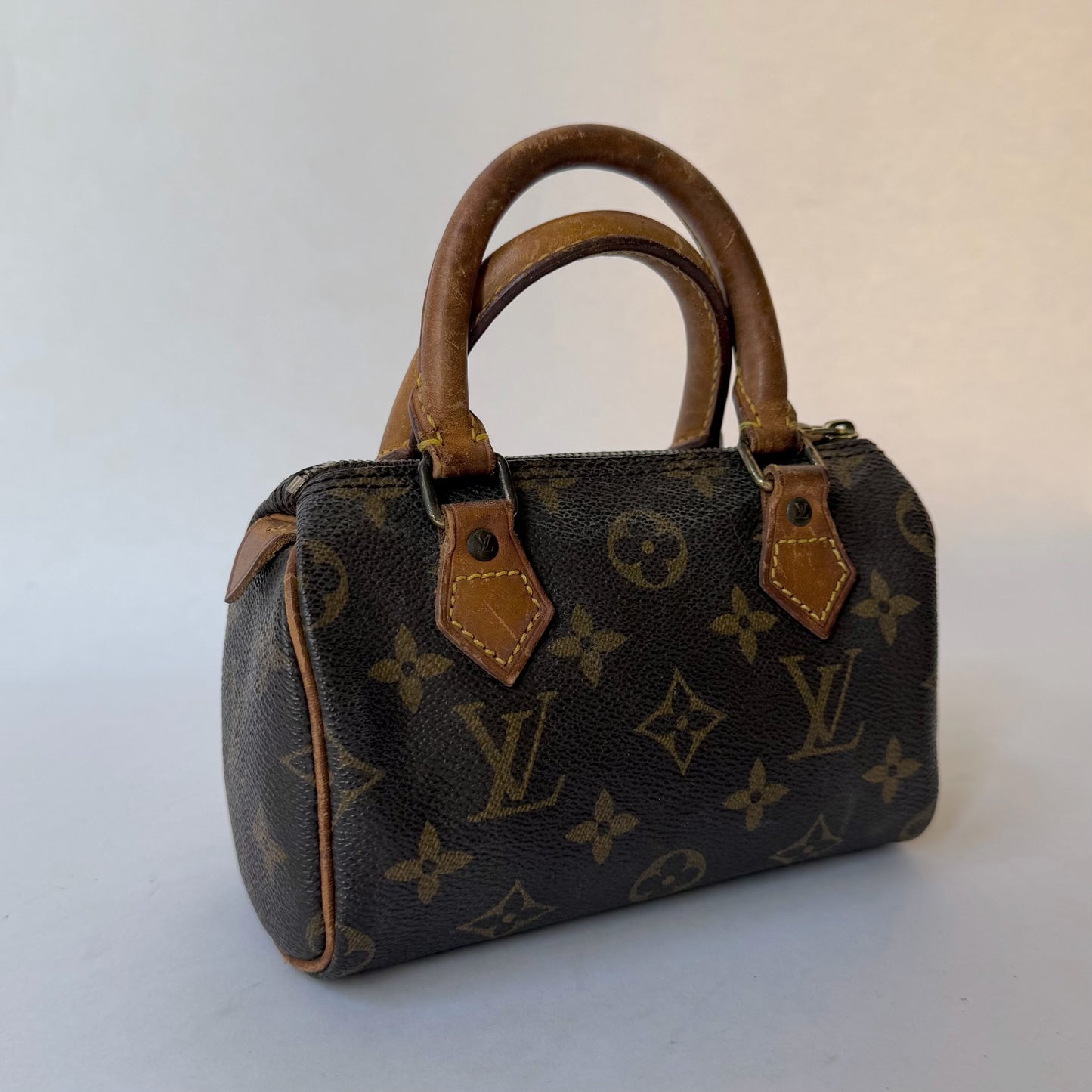 Louis Vuitton Classic Brown Monogram Nano Mini Speedy