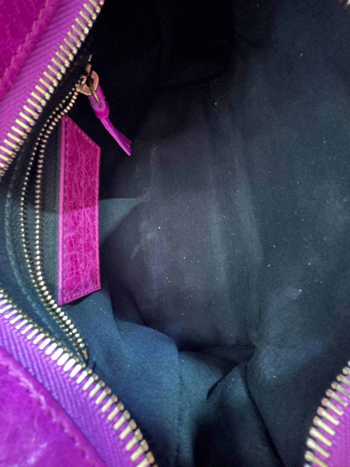 Balenciaga Pink Perforated Leather Mini City Bag
