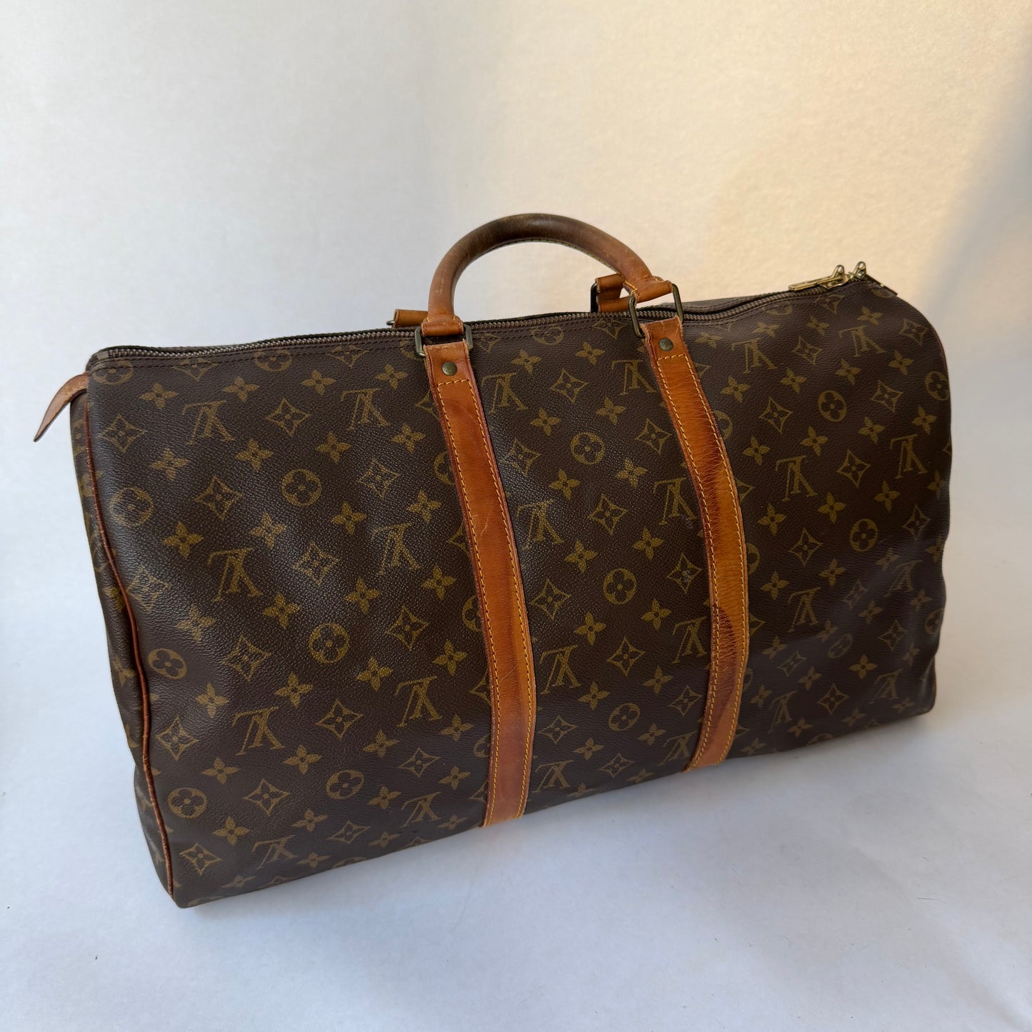 Louis Vuitton Brown Monogram Canvas Keepall 50