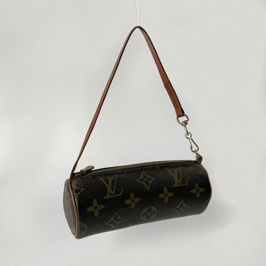 Louis Vuitton Brown Classic Monogram Mini Papillon Pochette