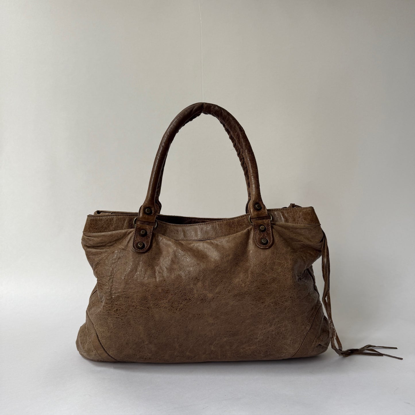 Balenciaga Brown City Shoulder Bag