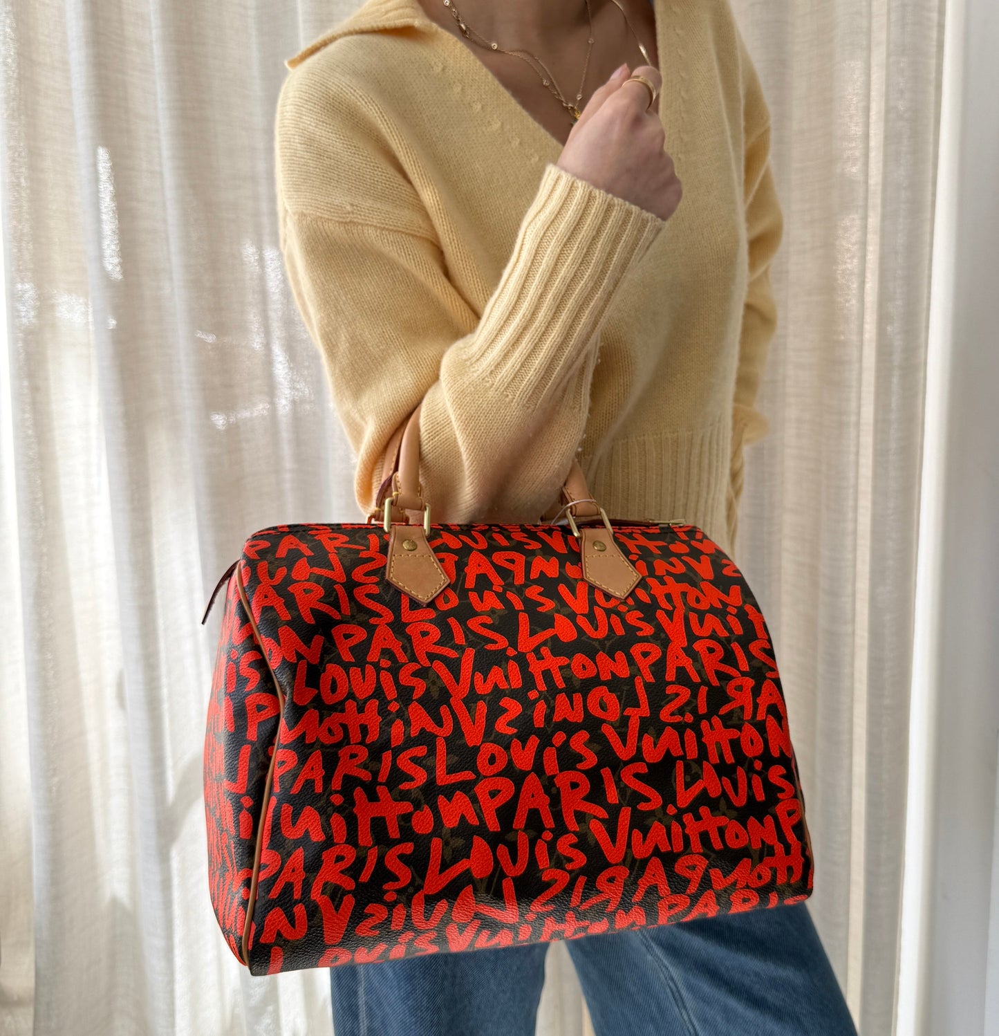 Louis Vuitton x Stephen Sprouse Neon Orange Graffiti Speedy 30