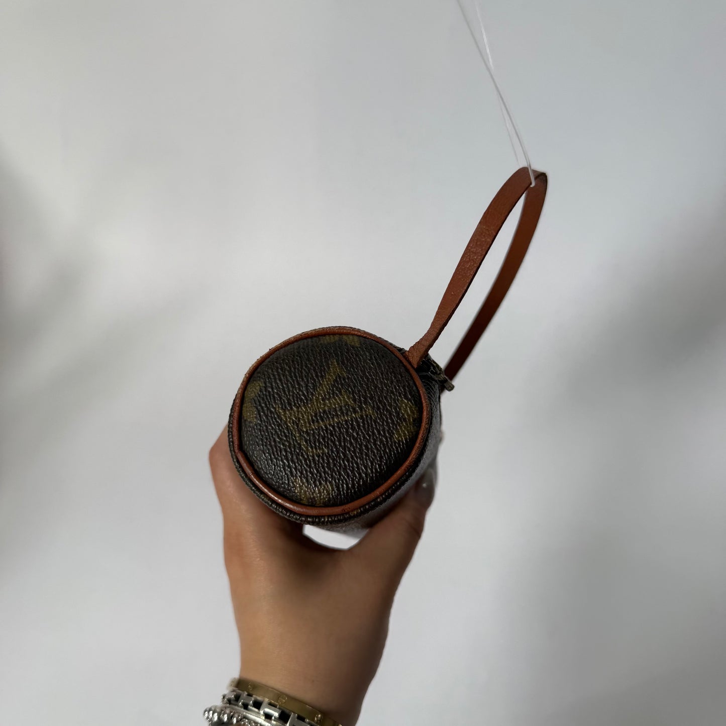 Louis Vuitton Brown Classic Monogram Mini Papillon Pochette