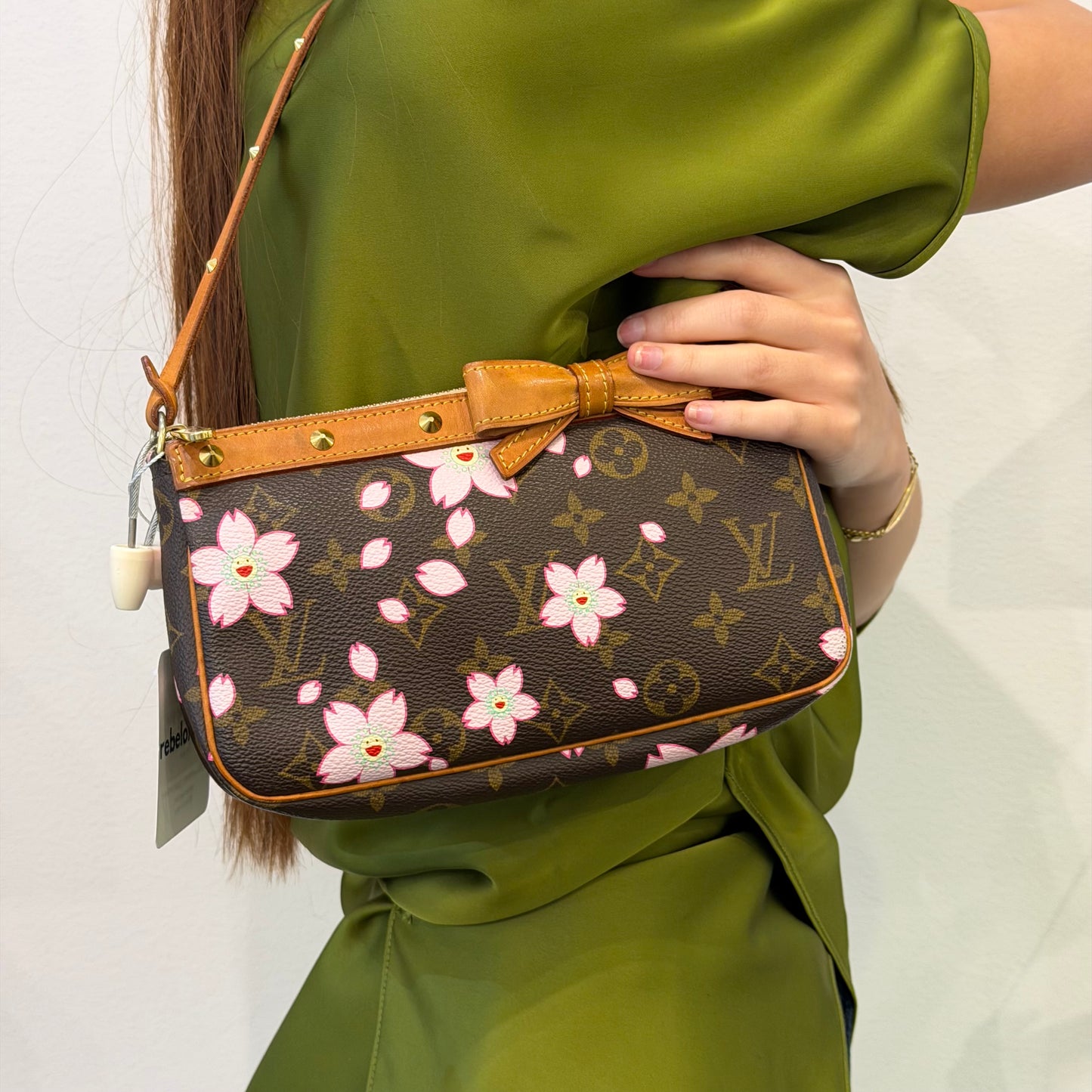 Louis Vuitton x Murakami Cherry Blossom Brown Pochette