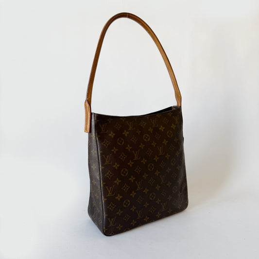 Louis Vuitton Brown Monogram Looping GM Bag