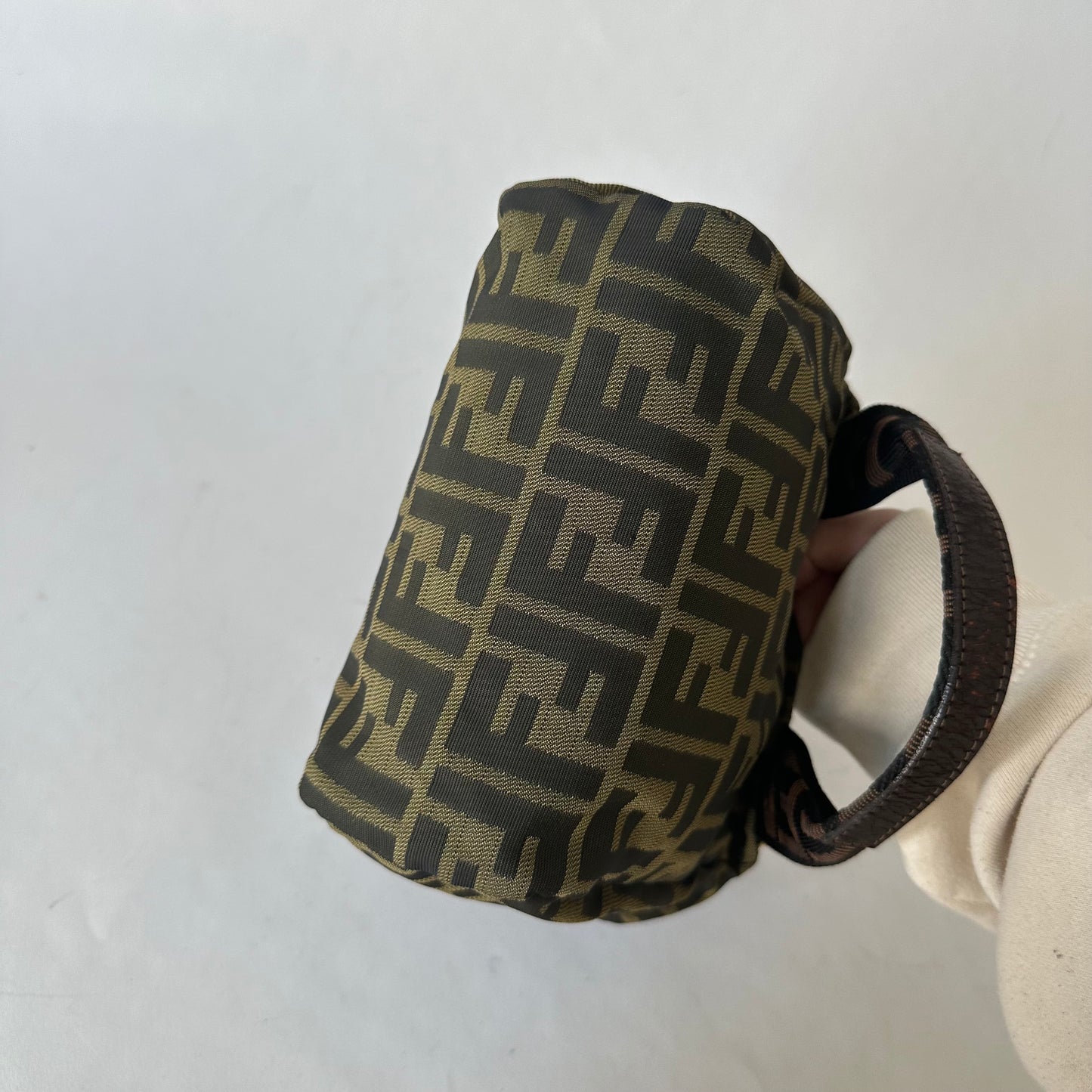 Fendi Brown Zucca Mini Tote Bag