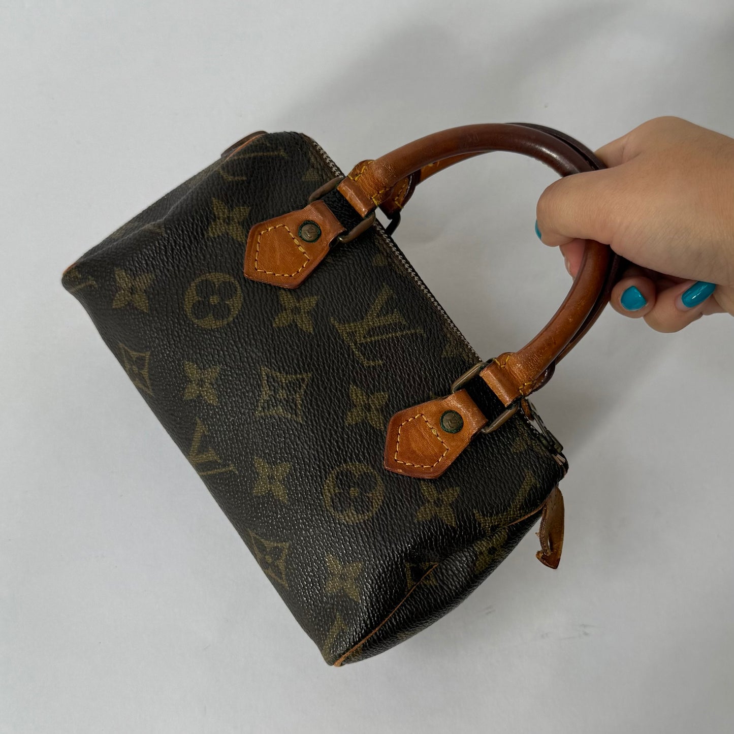 Louis Vuitton Classic Brown Monogram Nano Mini Speedy