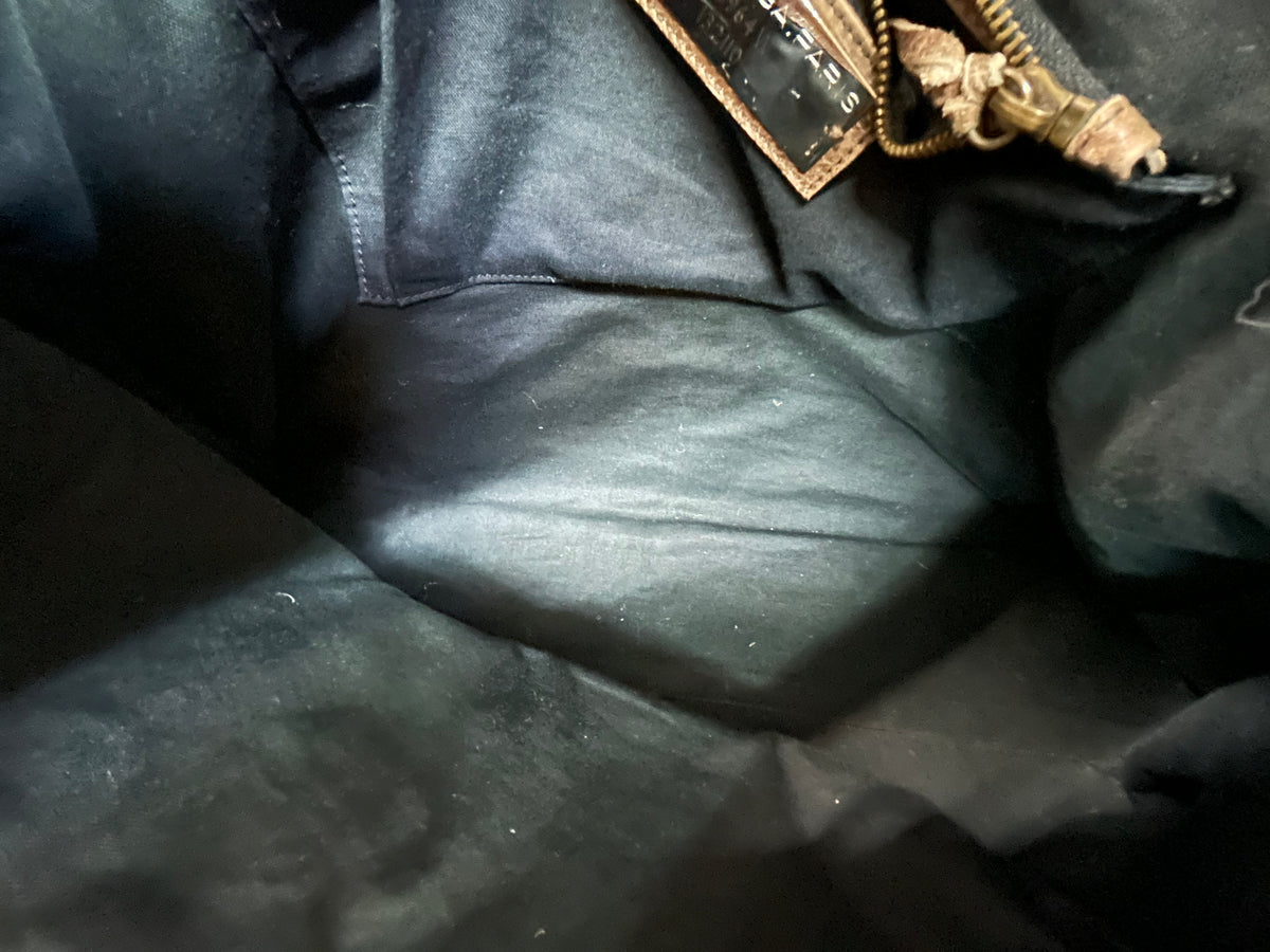 Balenciaga Brown Leather Work Tote w/ Bronze Hardware