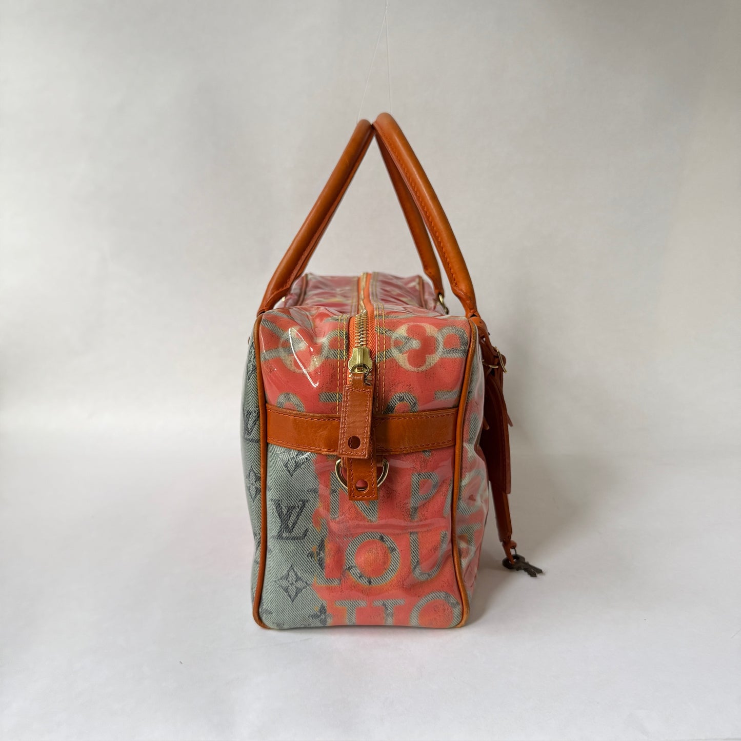 Louis Vuitton x Richard Prince Multicolored Monogram Pulp Weekender PM